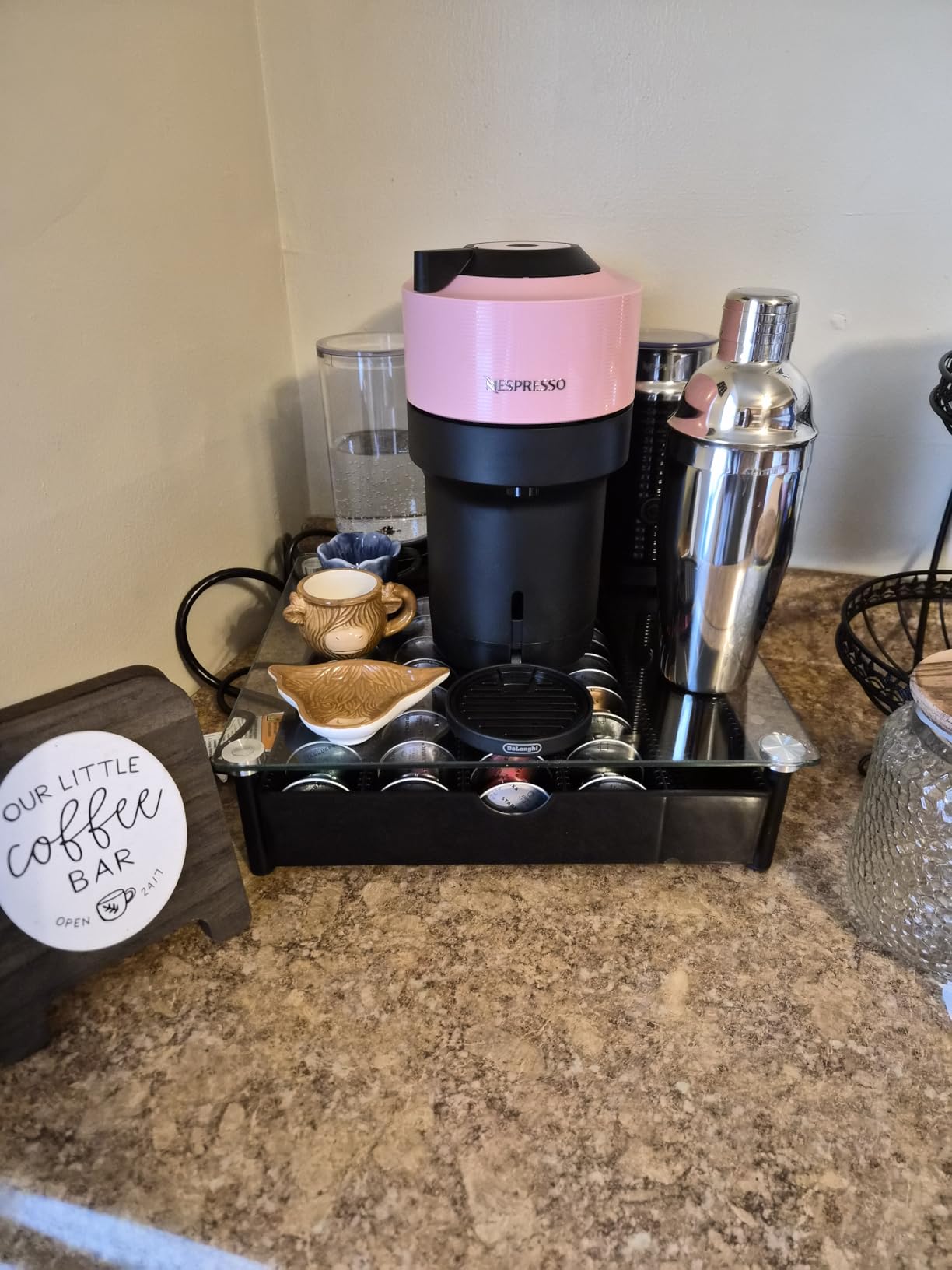 Nespresso Vertuo Pop+ Coffee Machine with Milk Frother, Liquorice Black customer photo 1