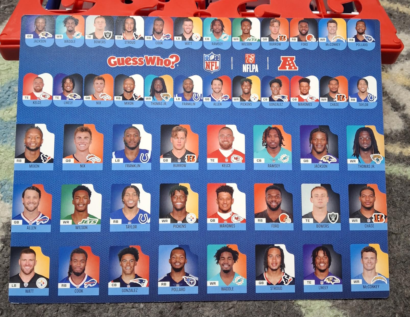 Guess Who? NFL Edition Board Game | Officially Licensed NFL Game for Kids and Families | Ages 6+ | 2 Players | 15 Mins. | Football Games customer photo 1