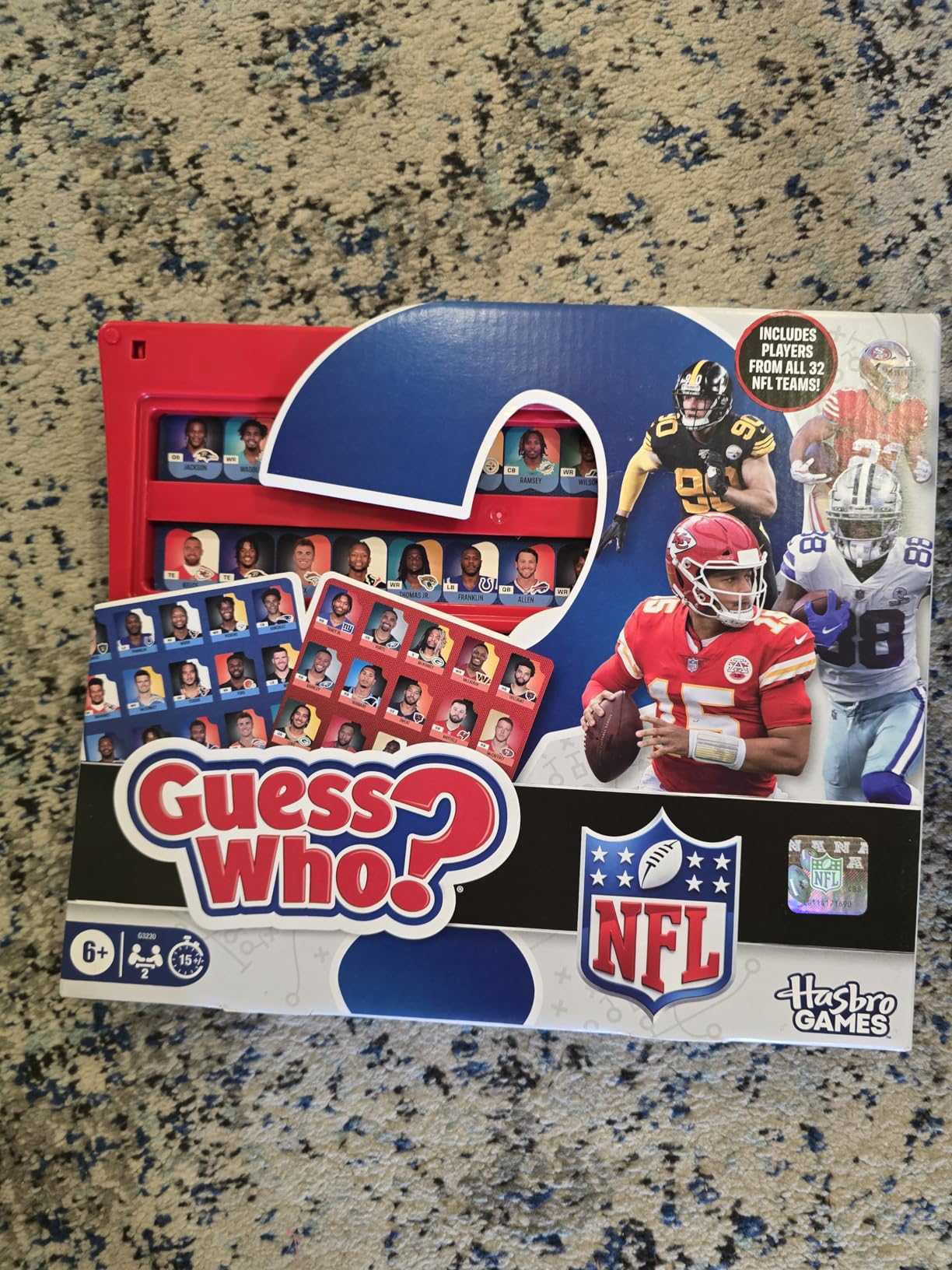 Guess Who? NFL Edition Board Game | Officially Licensed NFL Game for Kids and Families | Ages 6+ | 2 Players | 15 Mins. | Football Games customer photo 2