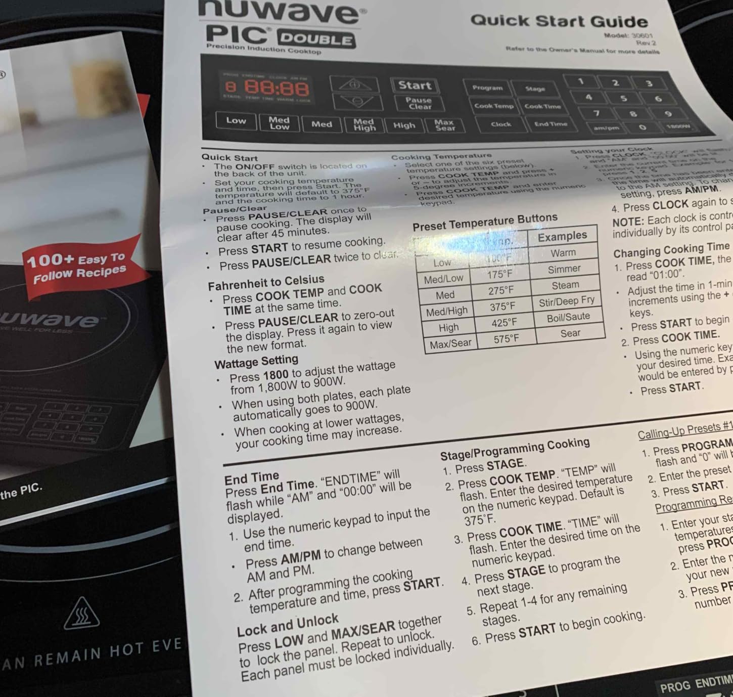 Nuwave Double Pro Cooktop Induction Countertop Burner, Portable, 50°F-575°F customer photo 1