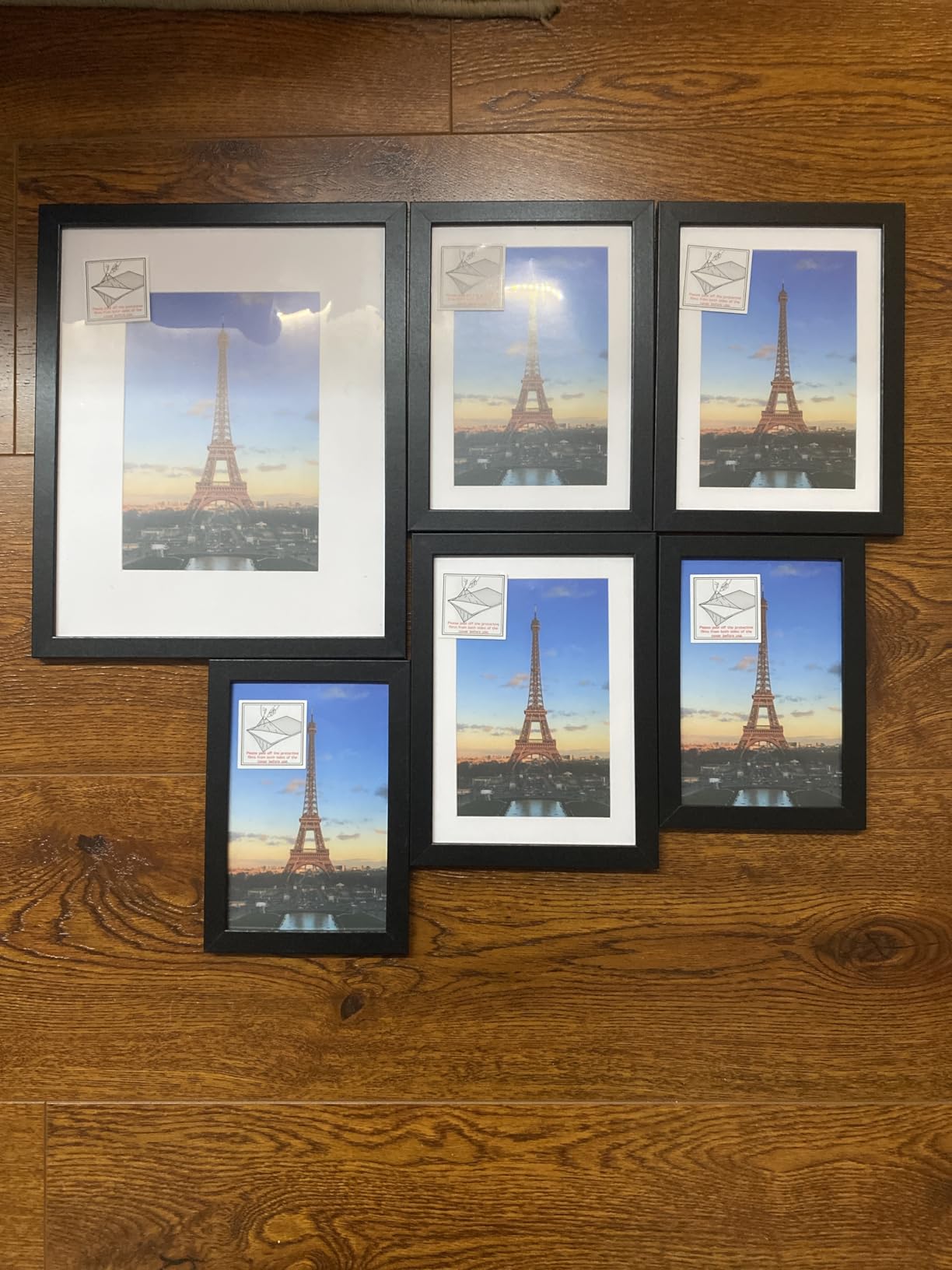 FIXSMITH 10 Pack Picture Frames Collage Wall Decor for Mounting or Tabletop Display, Gallery Wall Frame Set with Two 8x10 Black Frames, Four 5x7 Frames and Four 4x6 Frames, Multi-Pack Photo Frame Set customer photo 1