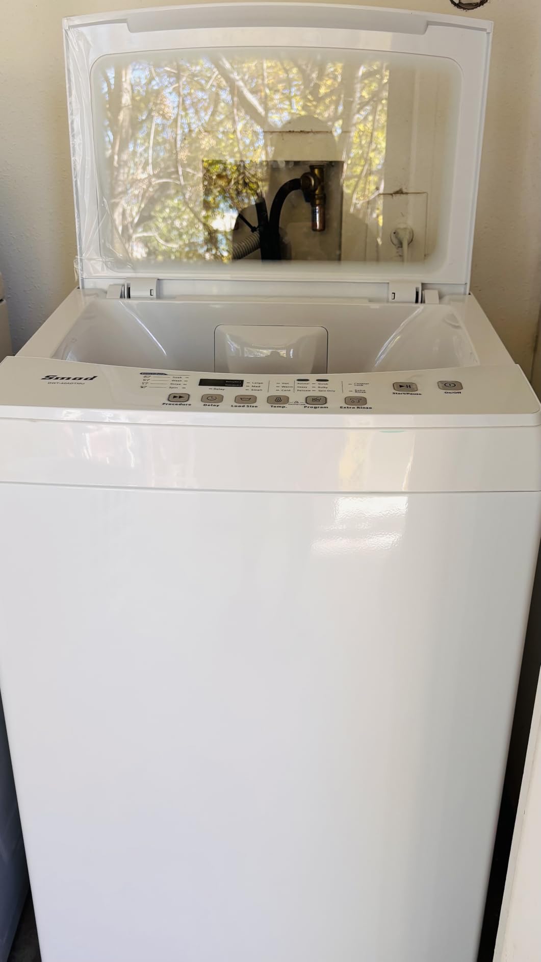 Washer and Dryer Combo, 120V All In One Ventless Compact 2.7 Cu.ft 24 Inch Large Capacity, Lavadora y Secadora 2 in 1 for RV Apartment Home, Child lock, Full-Automatic, Overnight Wash and Dry customer photo 2