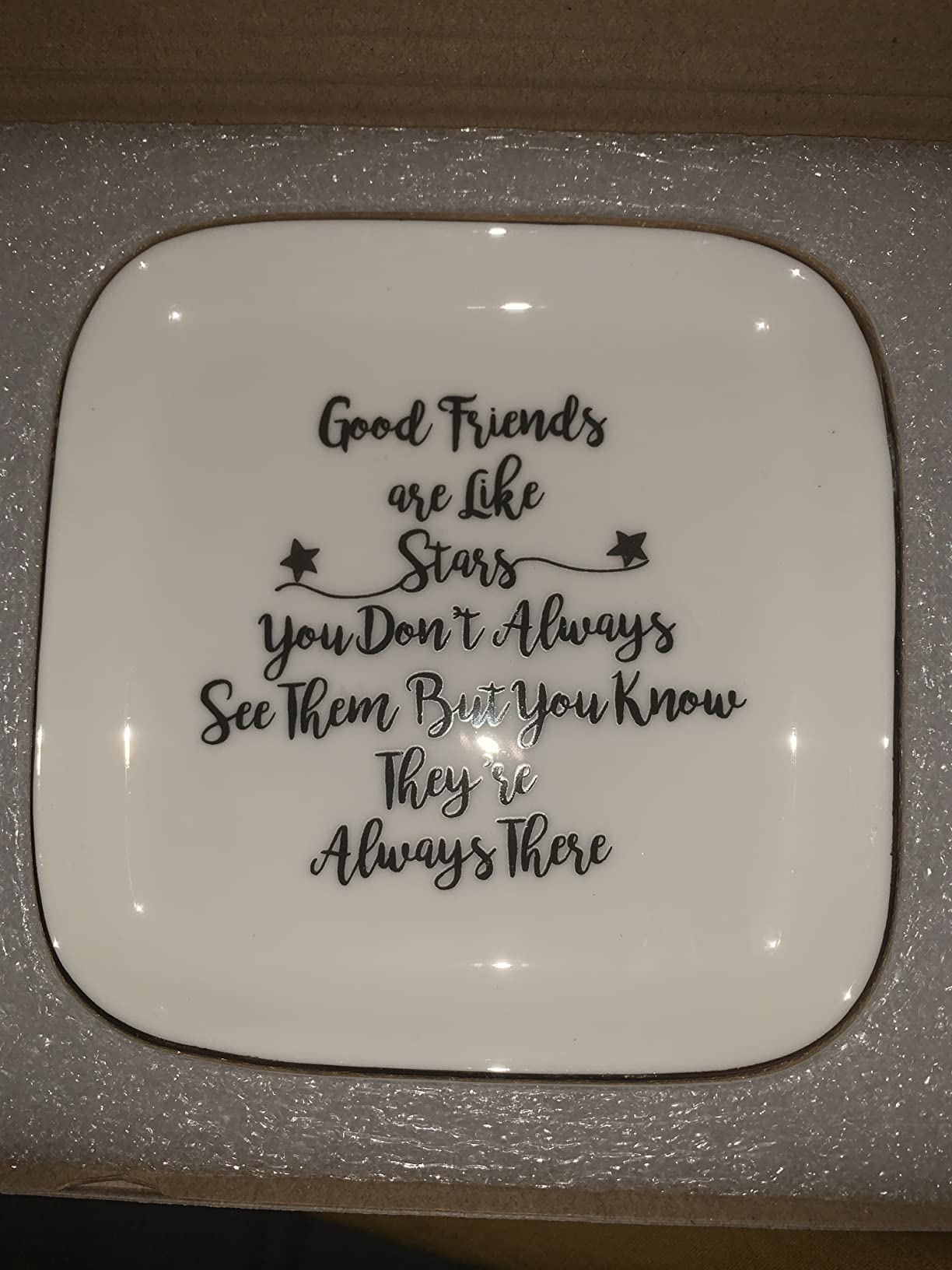 Ring Dish Jewelry Tray for Friend Mom Sister Maid of Honor,Birthday Mother's Day Christmas Gifts customer photo 2