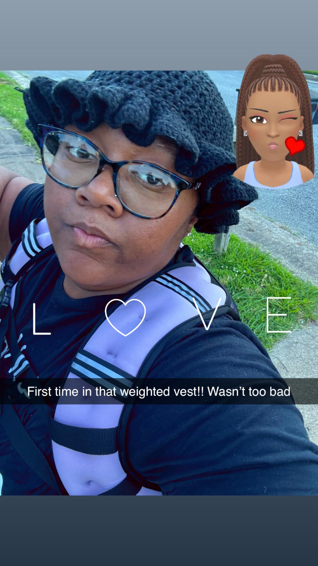BAGAIL Comfort-Fit Weighted Vest for Woman, Even Weight Distribution, Faster Weight Loss, No-Chafe or Bounce for Walking & Running with Detachable Phone Pouch & Reflective Stripes (Available 5-30lbs) customer photo 2