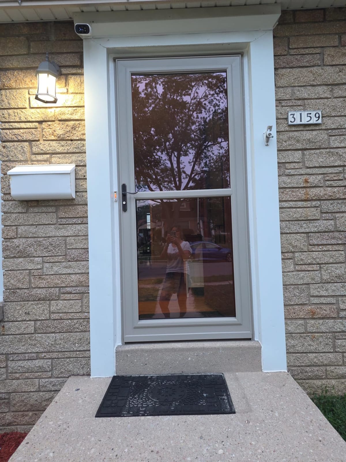 LARSON 80 Split Fullview Low-E Storm Door, 36-in, Brown customer photo 2