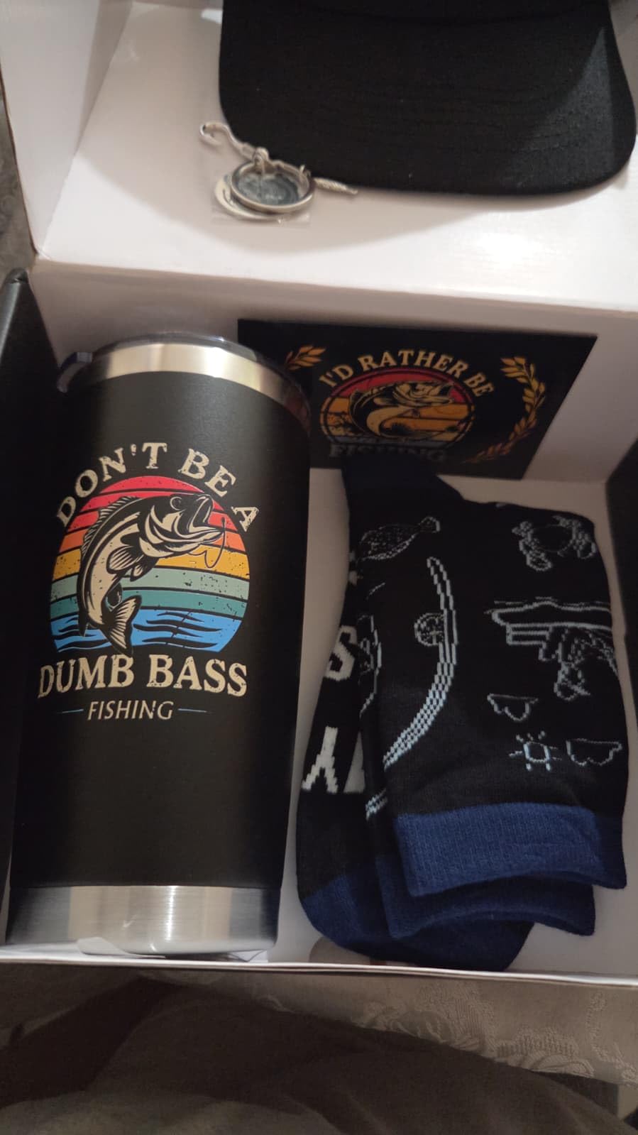 Launrada Retirement Gifts for Men 2026 Retired Gifts for Men Happy Retirement Decorations for Man The Legend has Retired Gift Ideas for Man Includes Mug Hat Candle Socks Dice customer photo 1