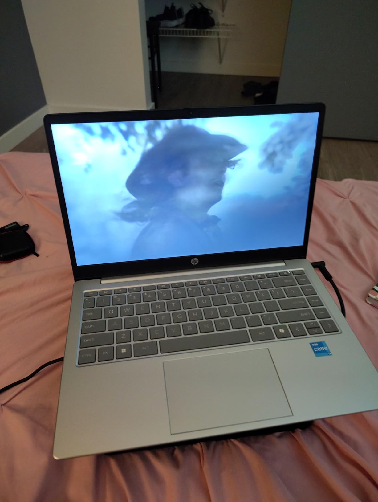 HP 14 inch Laptop, HD Display, Intel Core i3-N305, 8 GB RAM, 256 GB SSD, Intel UHD Graphics, Windows 11 Home in S Mode, Natural Silver, 14-ep0299nr customer photo 1