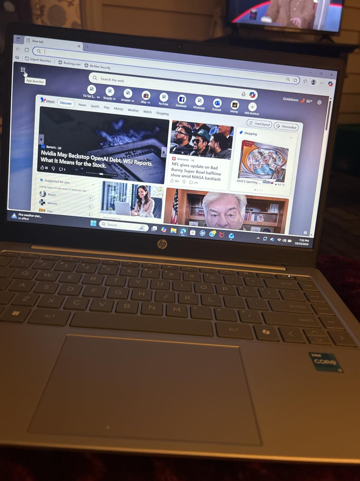HP 14 inch Laptop, HD Display, Intel Core i3-N305, 8 GB RAM, 256 GB SSD, Intel UHD Graphics, Windows 11 Home in S Mode, Natural Silver, 14-ep0299nr customer photo 2
