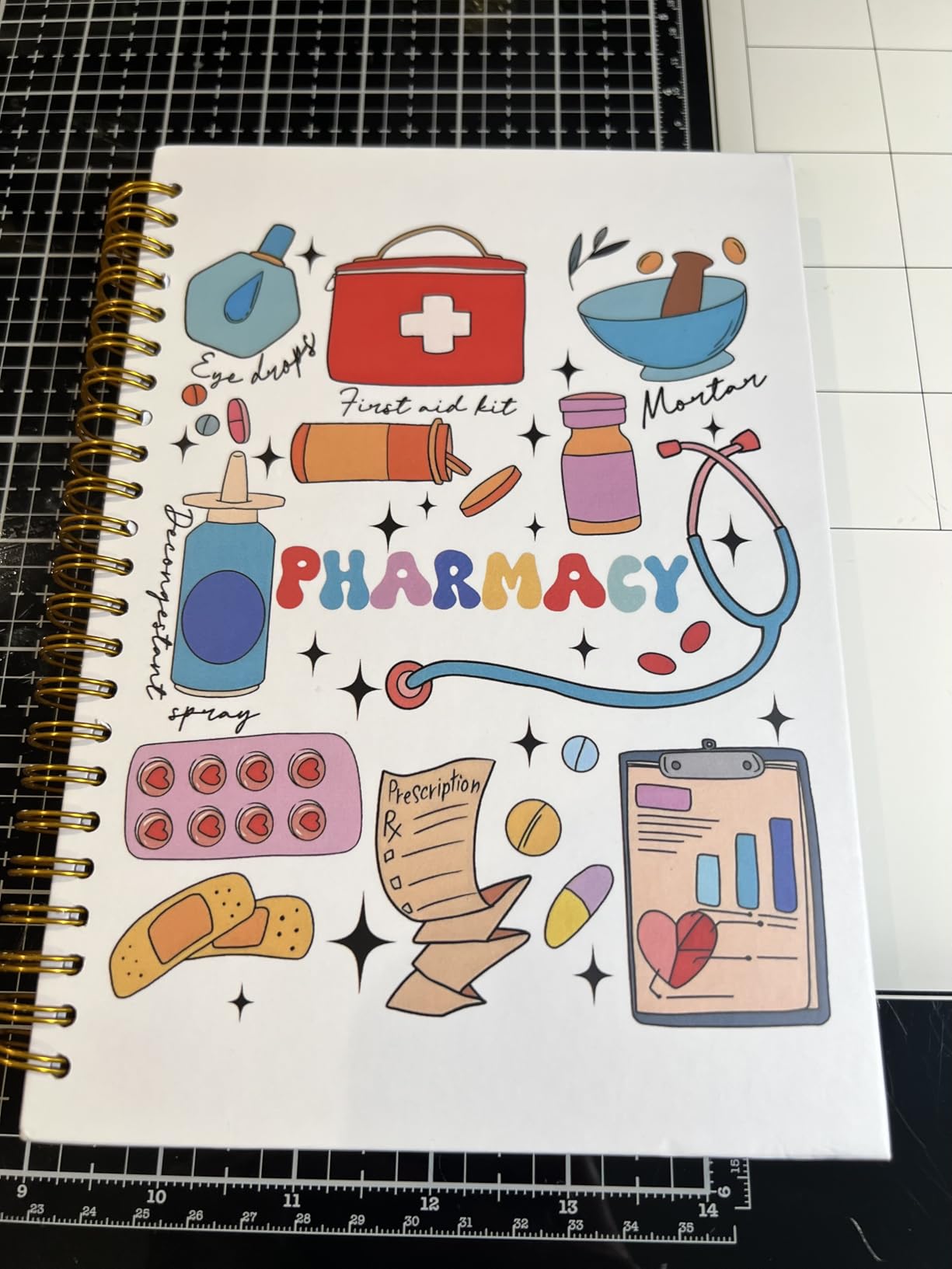 Physical Therapy Spiral Notebook, PT Physiotherapy Gifts Journaling Notebooks, Physical Therapist Gifts for Women Journal, Therapeutic Gifts Notebooks for Note Taking, 5.5x8.3 Inch customer photo 1