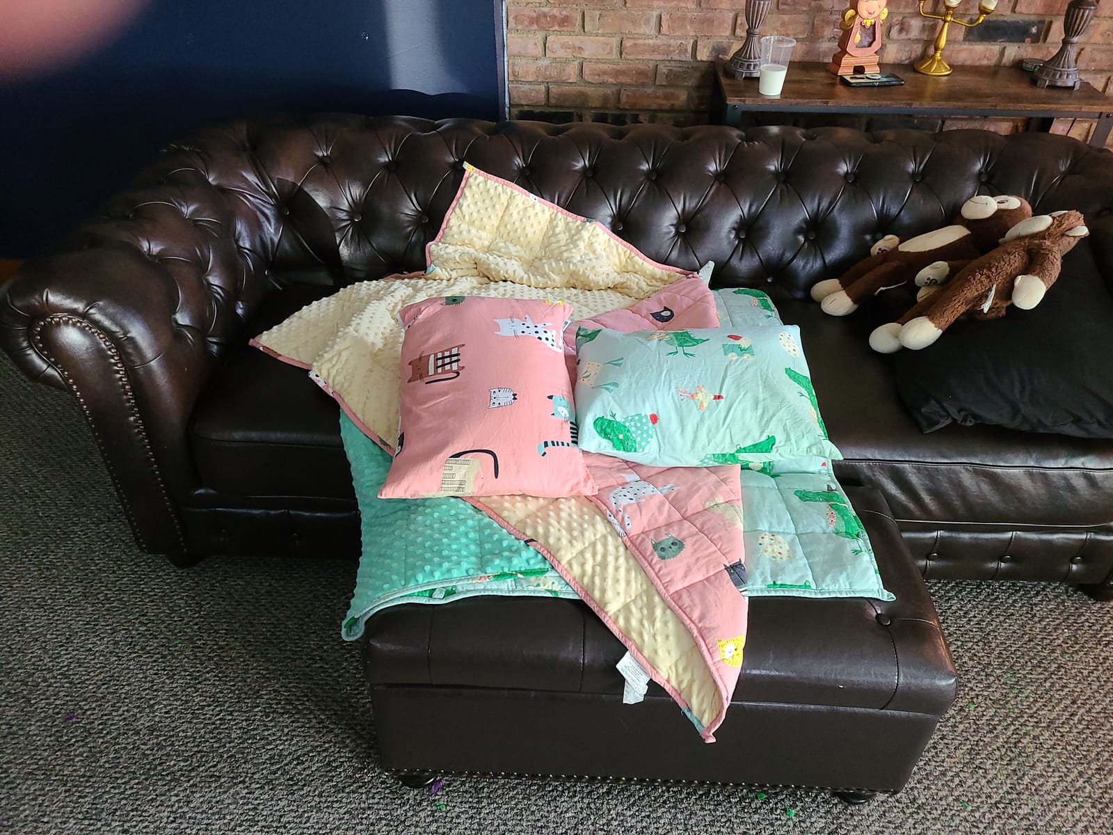 Sivio Weighted Blanket for Sleep, 5lbs, 36 x 48 inches, Blue Dinosaur customer photo 1