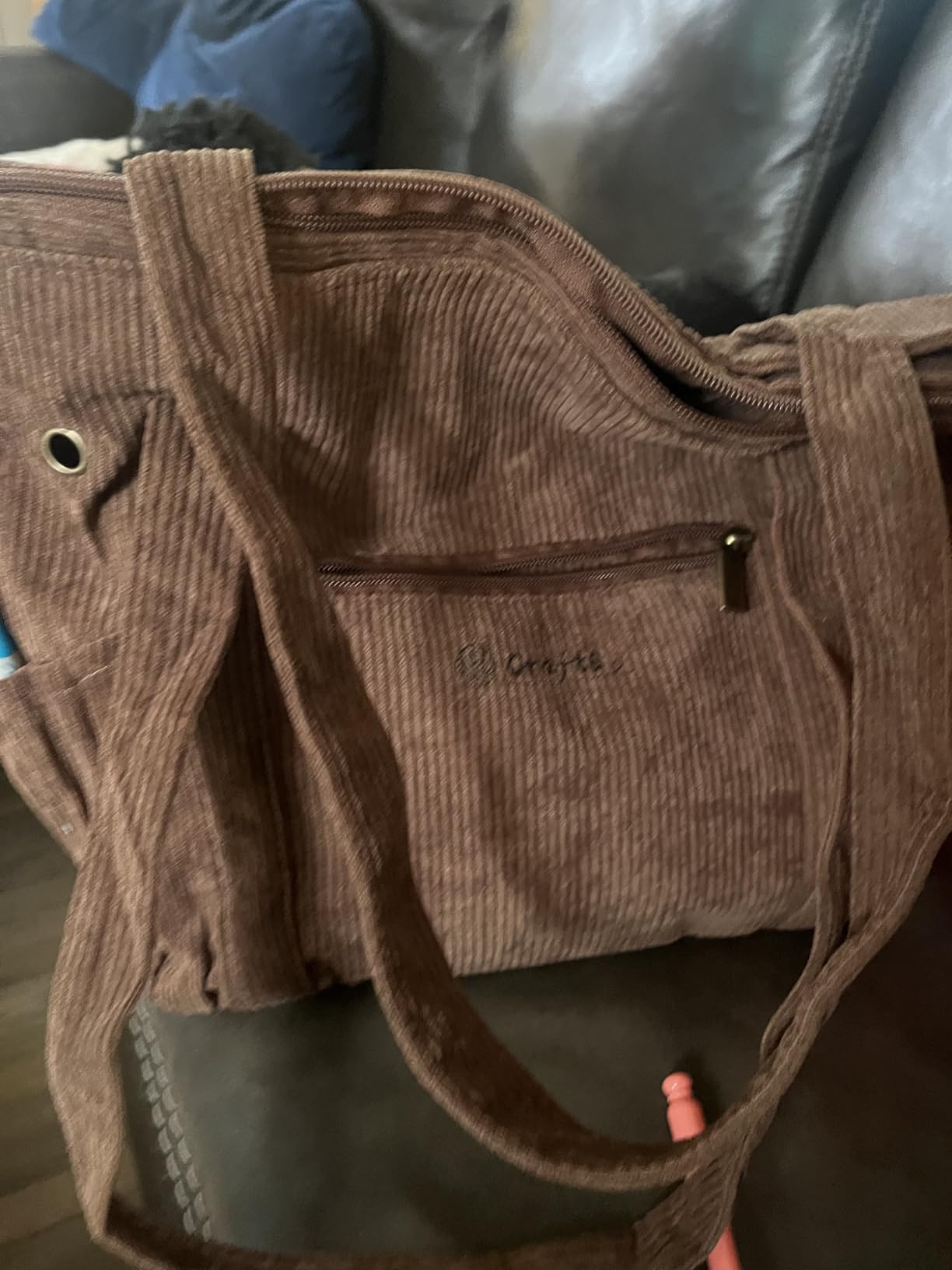 MYBAGZING Corduroy Crochet Bag 11.5