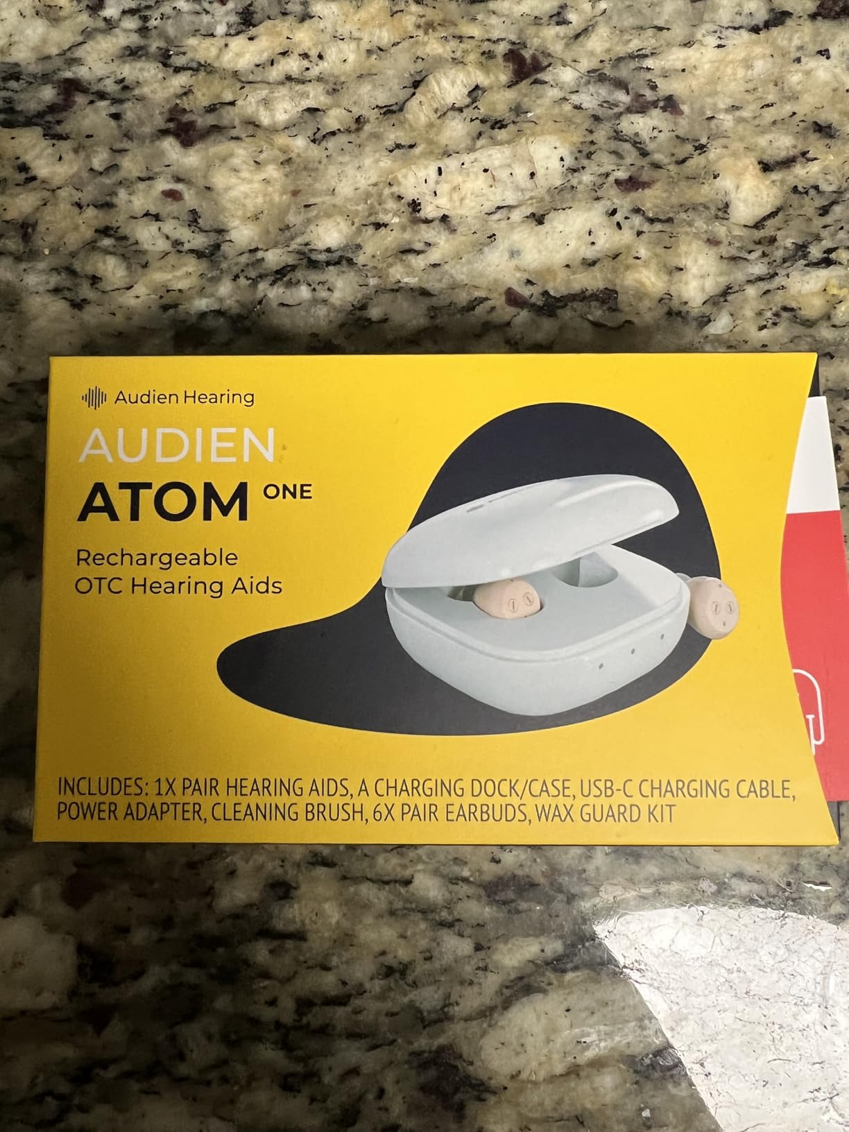 Audien Atom One OTC Hearing Aids | Wireless, Rechargeable, Comfortable, Clear Sound, Small Discreet Design customer photo 1