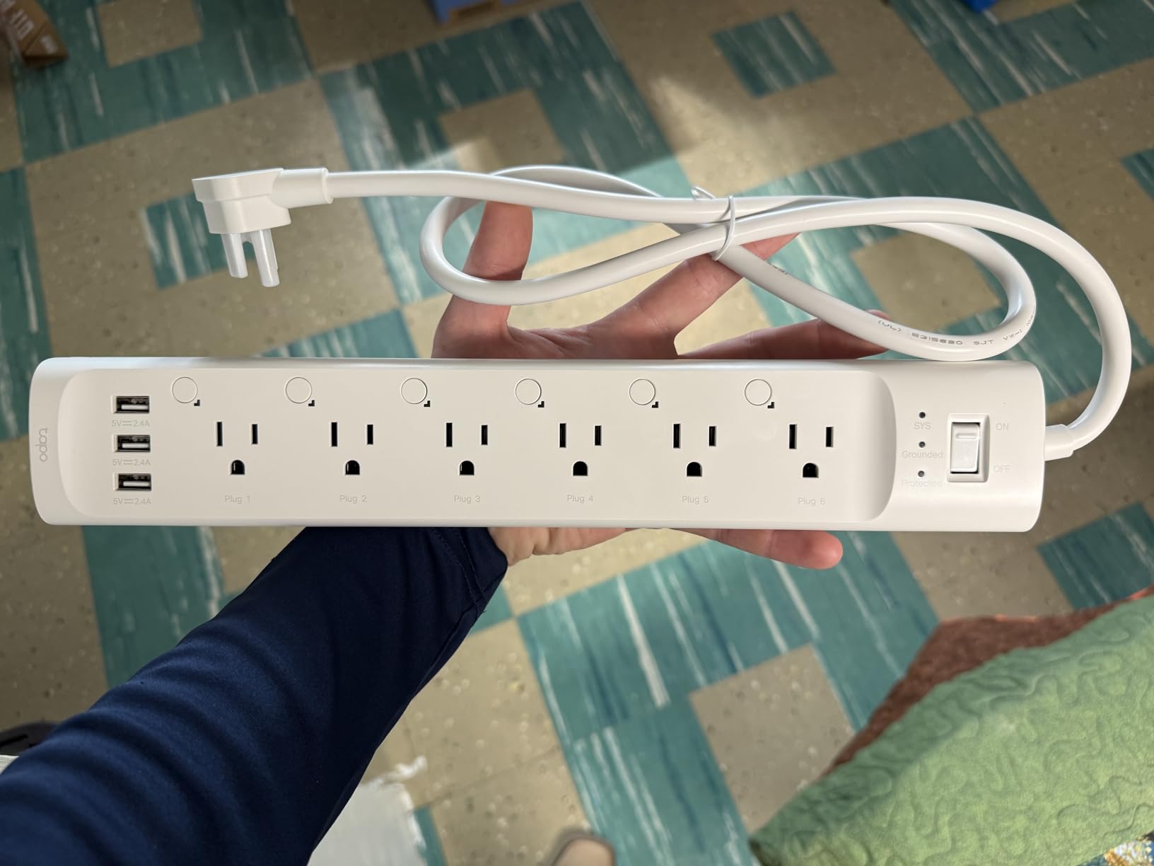 Tapo Smart Wi-Fi Power Strip, Matter, P316M, Energy Monitoring customer photo 2