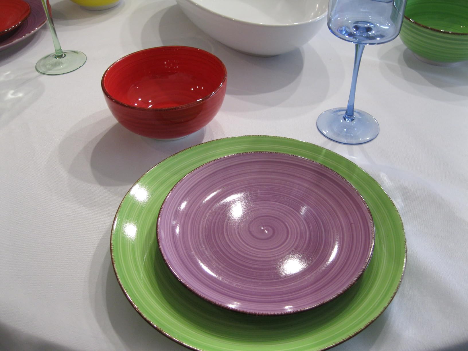 vancasso Bonita Stoneware Dinnerware Sets, 24 Pieces Dishes Set for 6 customer photo 2