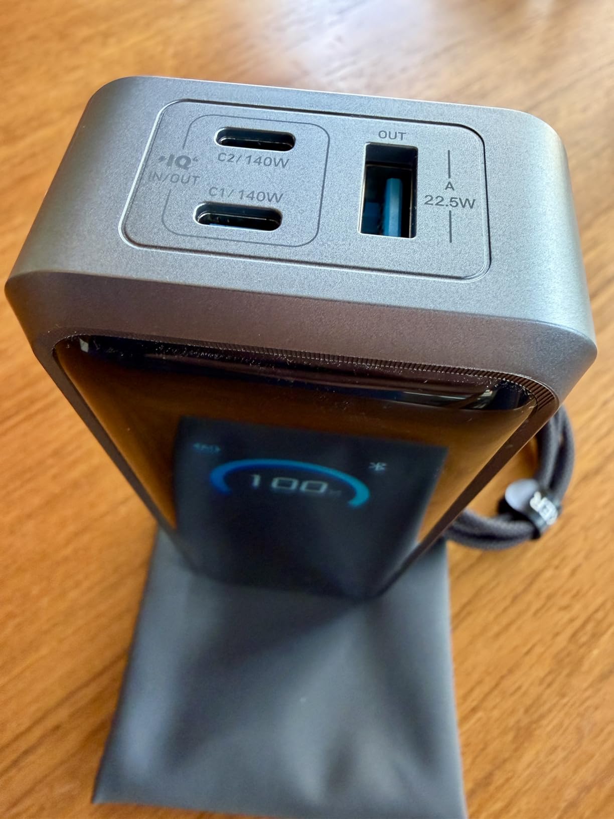 Anker Prime Power Bank, 26,250mAh 300W Fast Charging | 3-Port Portable Charger, Two-Way Charging, TSA-Approved, App Control, for MacBook, iPhone 17 / 16 Series (Base Not Included) customer photo 2