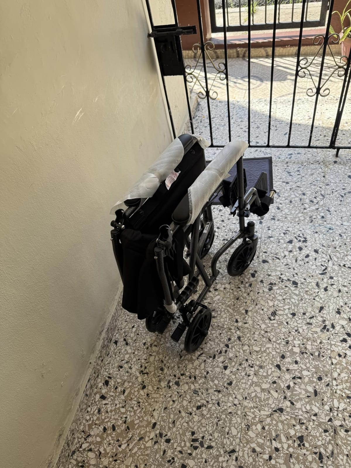 Dr Dunley Folding Transport Wheelchair with Swing-Away Footrests, 19