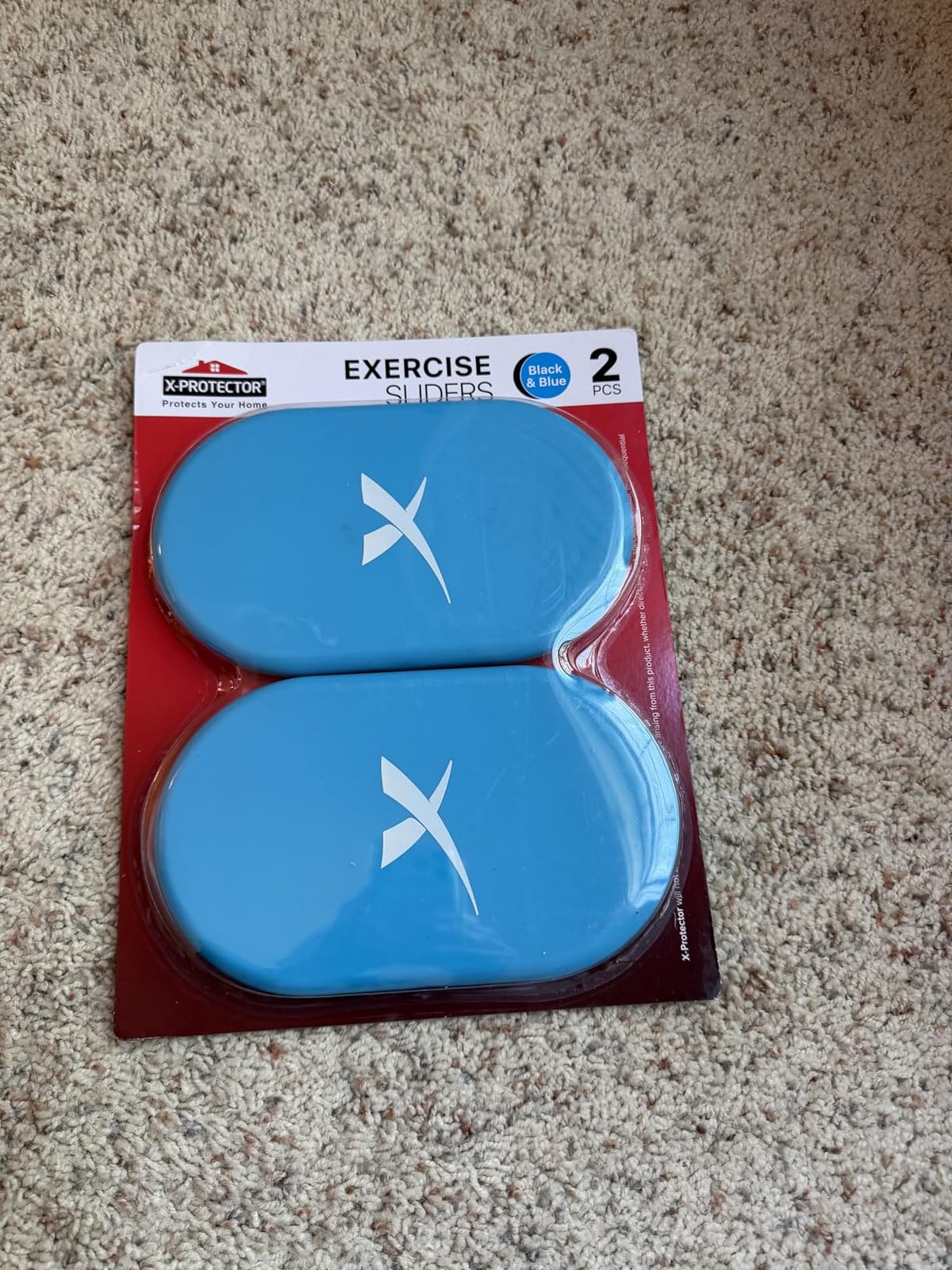 X-Protector Sliders for Working Out - 2 PCS - Double-Sided Exercise Sliders for Hard & Carpeted Floors - Gliders for Exercising! customer photo 1