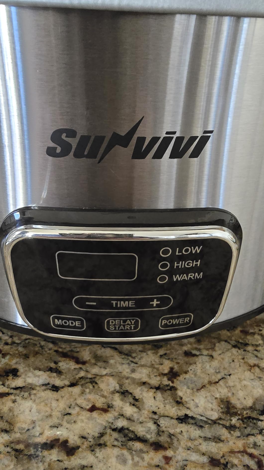 Sunvivi Slow cooker Pot 8.5 QT Programmable Stainless Steel Color : Multi-Cooker Food Warmer with Delay Function, Adjustable Tempature Control, Dishwasher Safe, Perfect for Families, Sliver customer photo 1