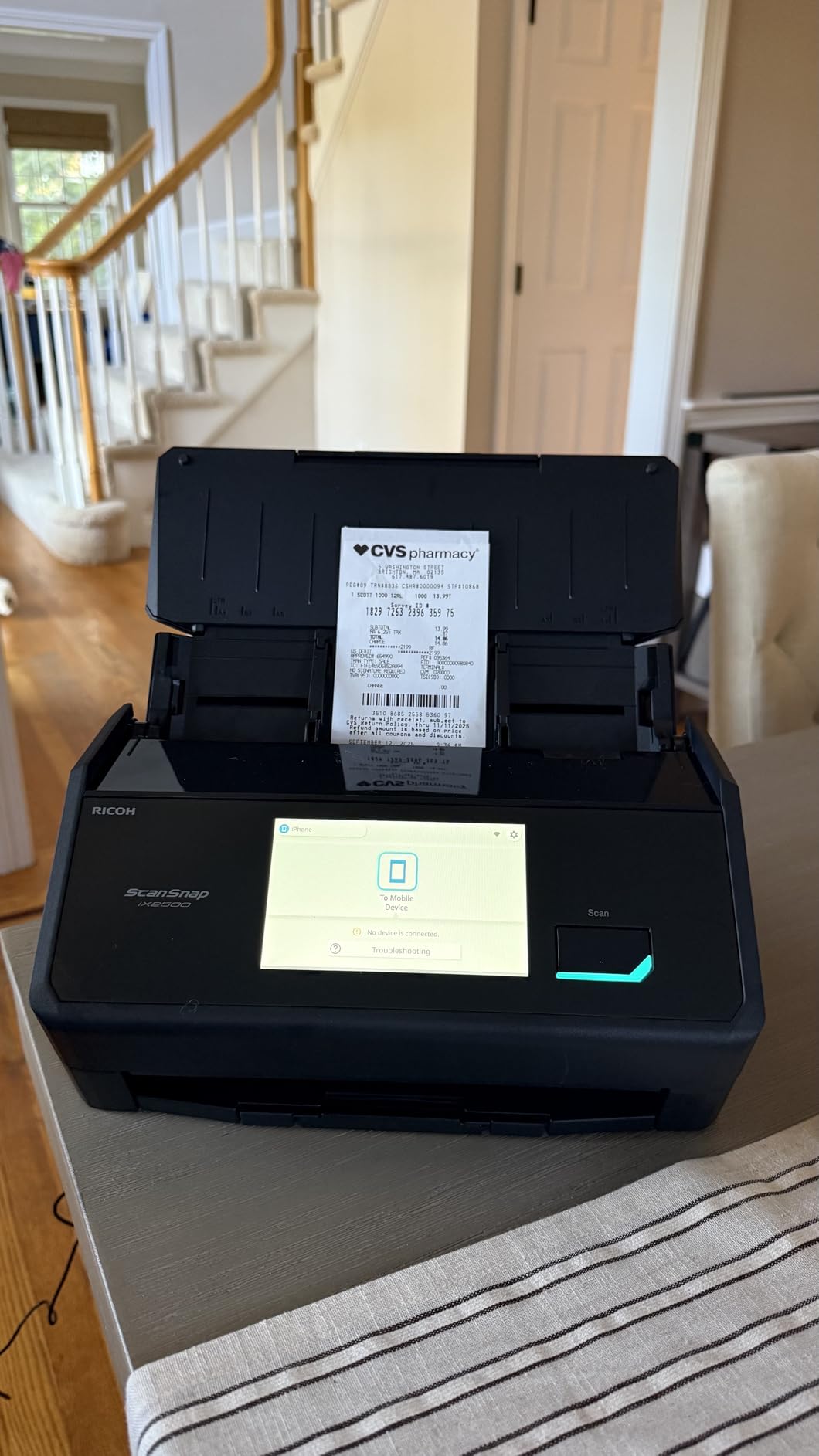 ScanSnap iX2500 Wireless or USB High-Speed Document Scanner customer photo 2