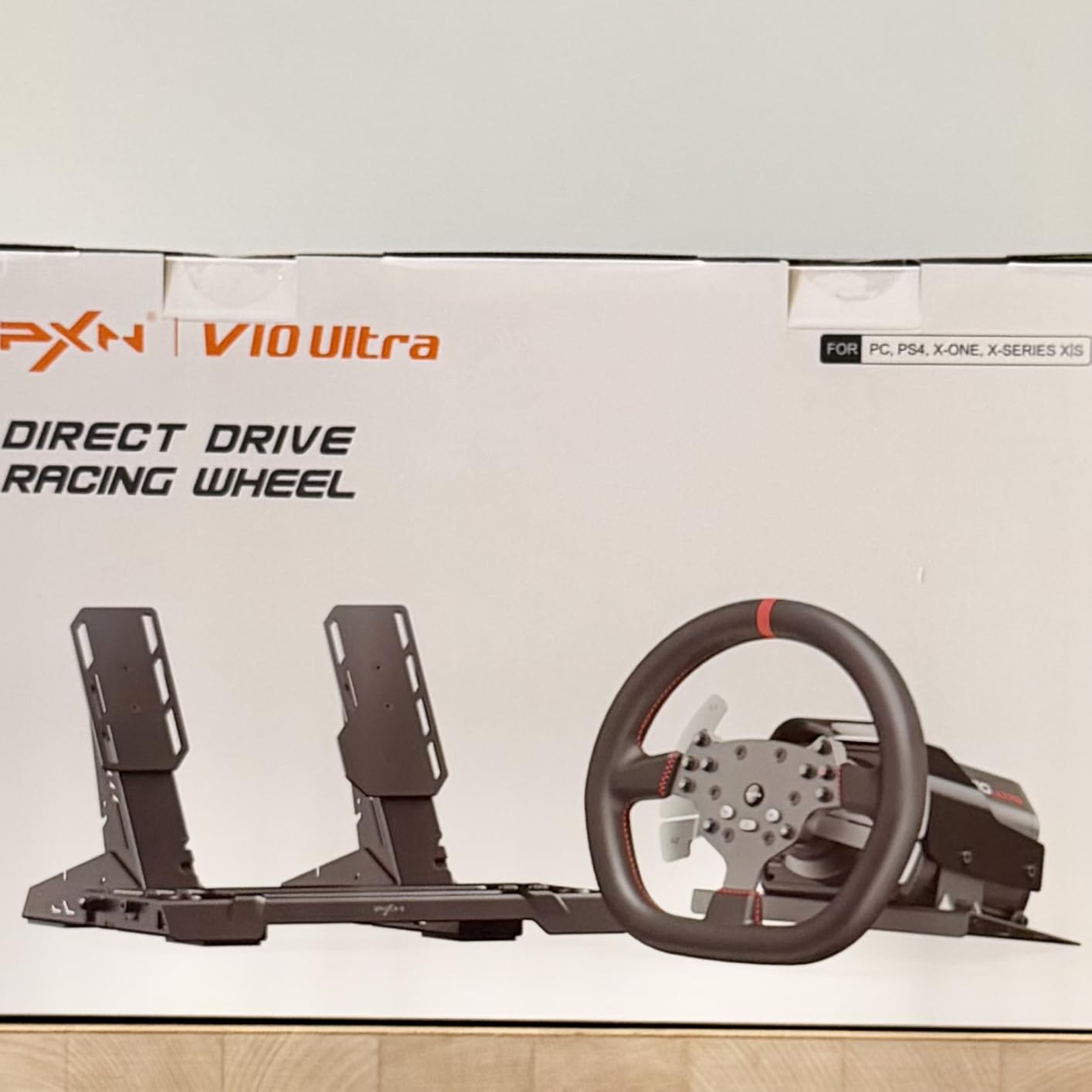 PXN V10 Ultra Direct Drive Racing Wheel, 3.2Nm Force Feedback customer photo 2