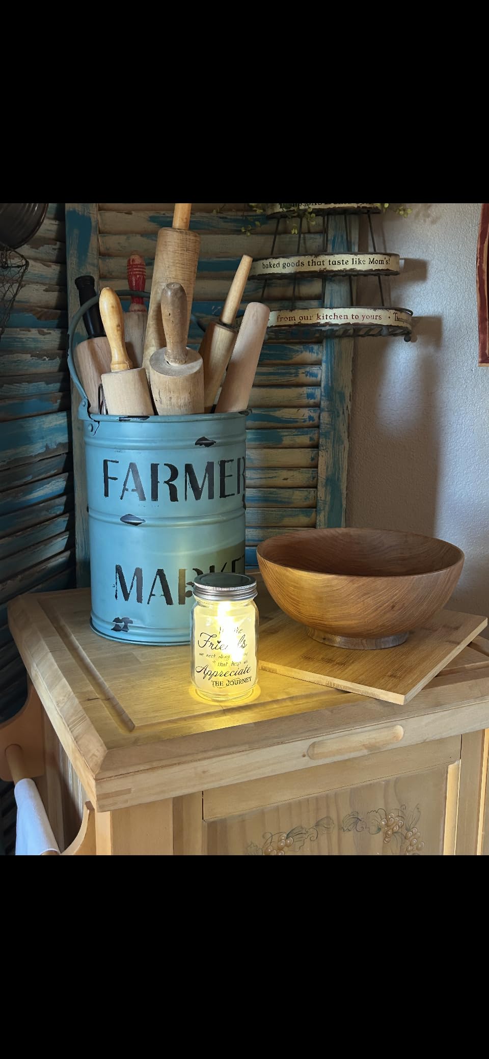 Birthday Gifts for Women Friendship, Mason Jar Night Lights for Friend, Thankgiving Gifts for Women, Suitable for Home Office Table Stands customer photo 1