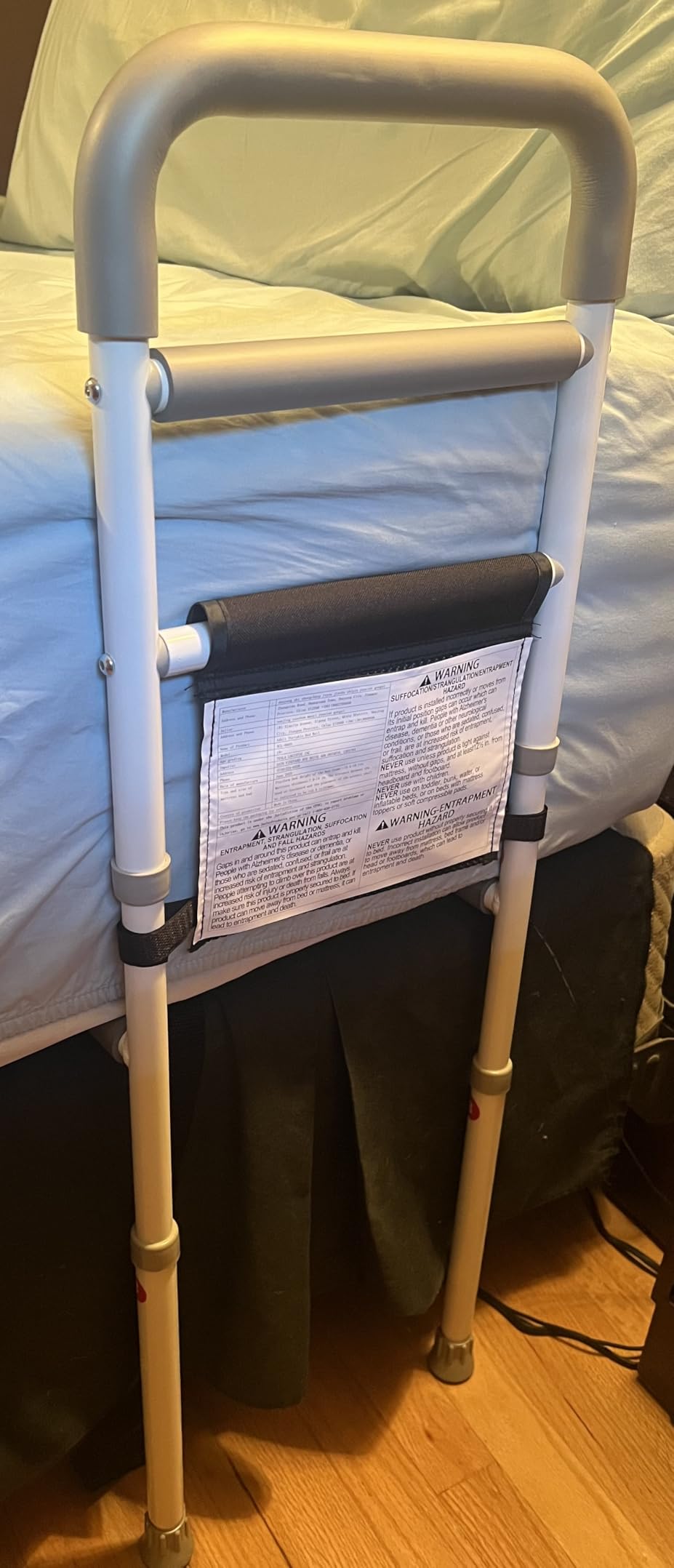 Bed Rails for Elderly Adults Safety with Bedside Support Legs customer photo 2