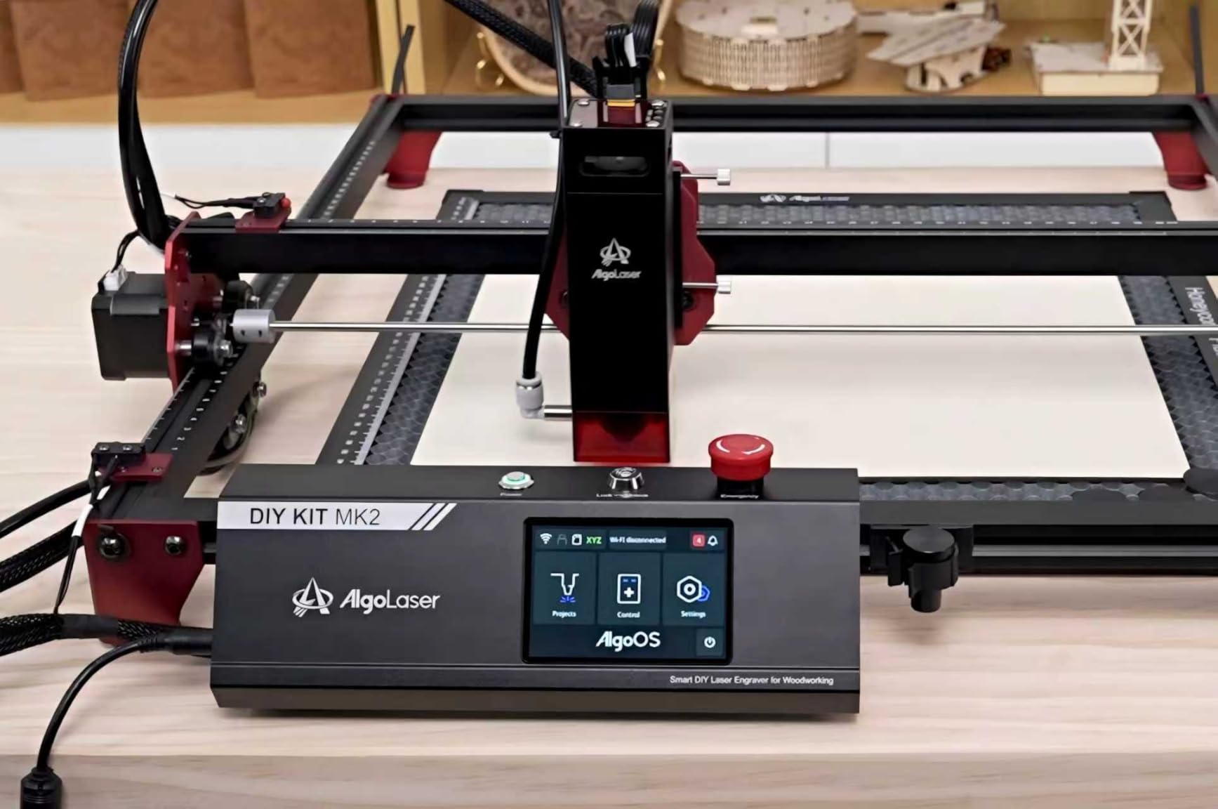 Algolaser 10W Laser Engraver and Cutter with Rotary Roller & Riser Kit customer photo 1