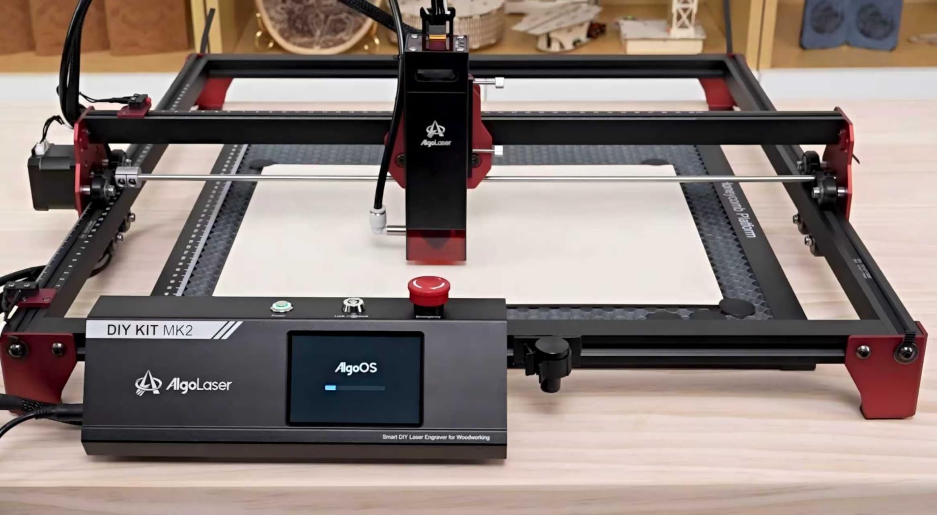 Algolaser 10W Laser Engraver and Cutter with Rotary Roller & Riser Kit customer photo 2