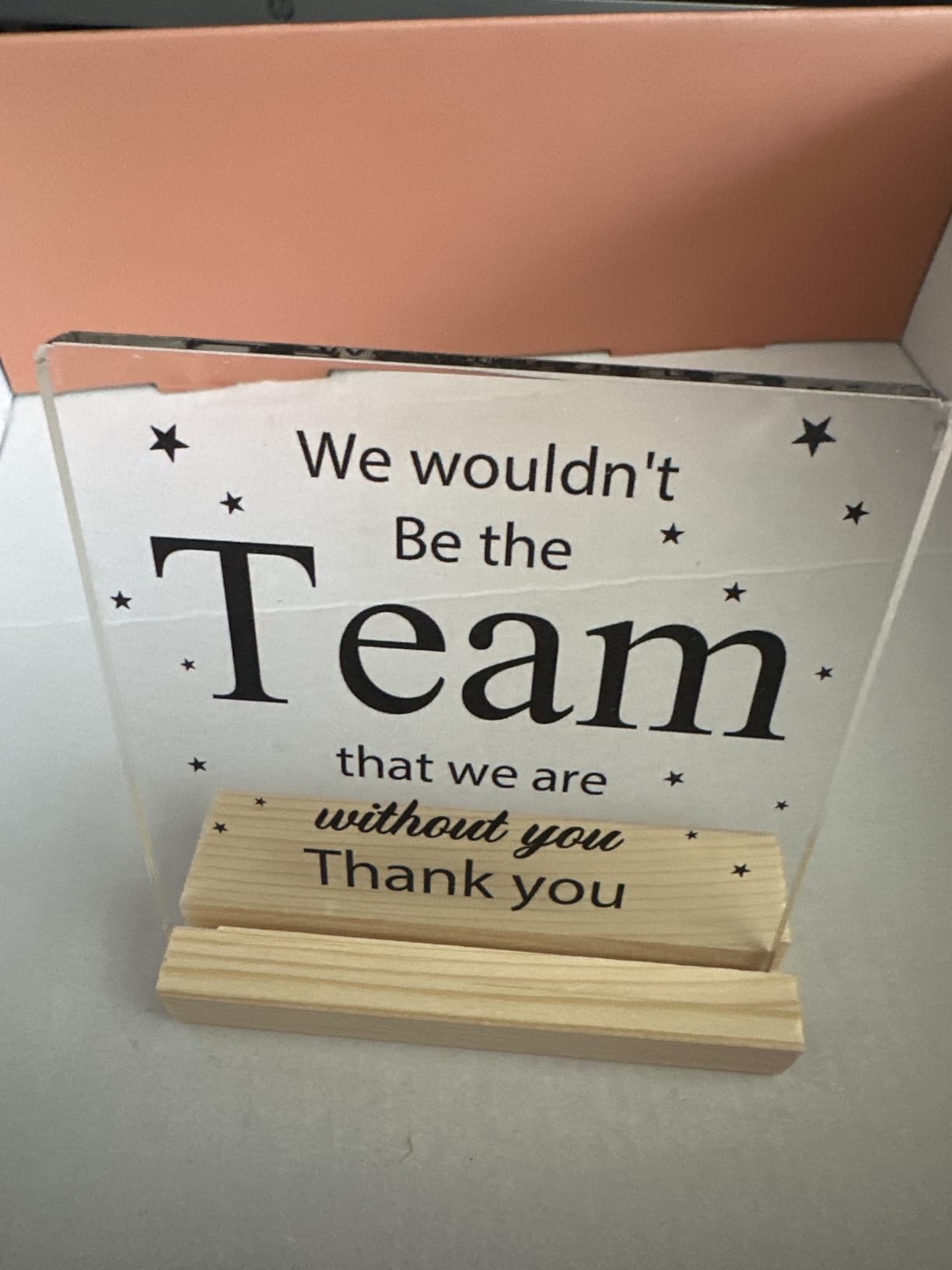 Firefighter Gifts for Men Dad Husband, Firefighters Prayer Acrylic Plaque customer photo 2