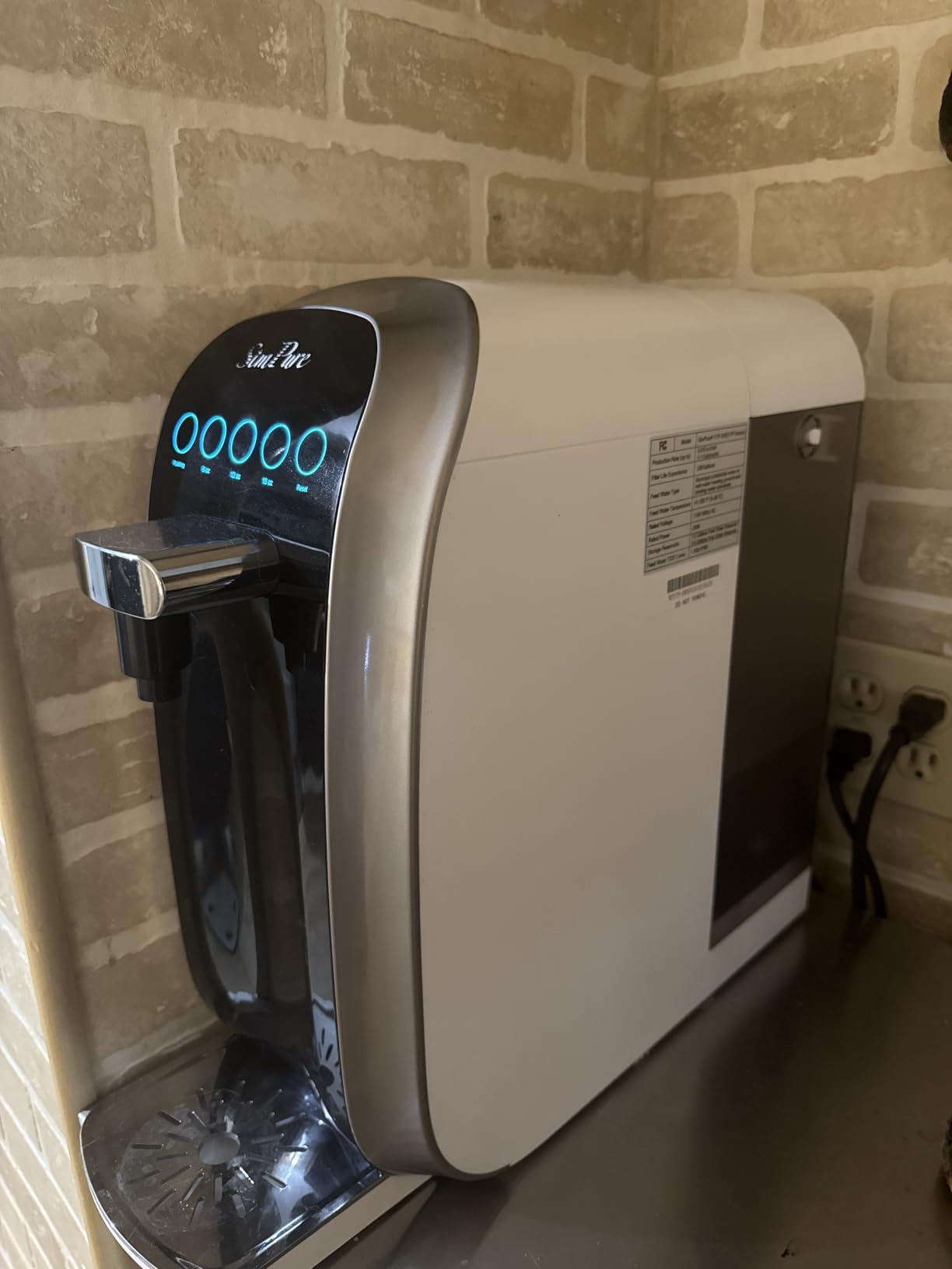 SimPure Y7T-C Countertop Reverse Osmosis Water Filter, 5 Stage RO customer photo 1