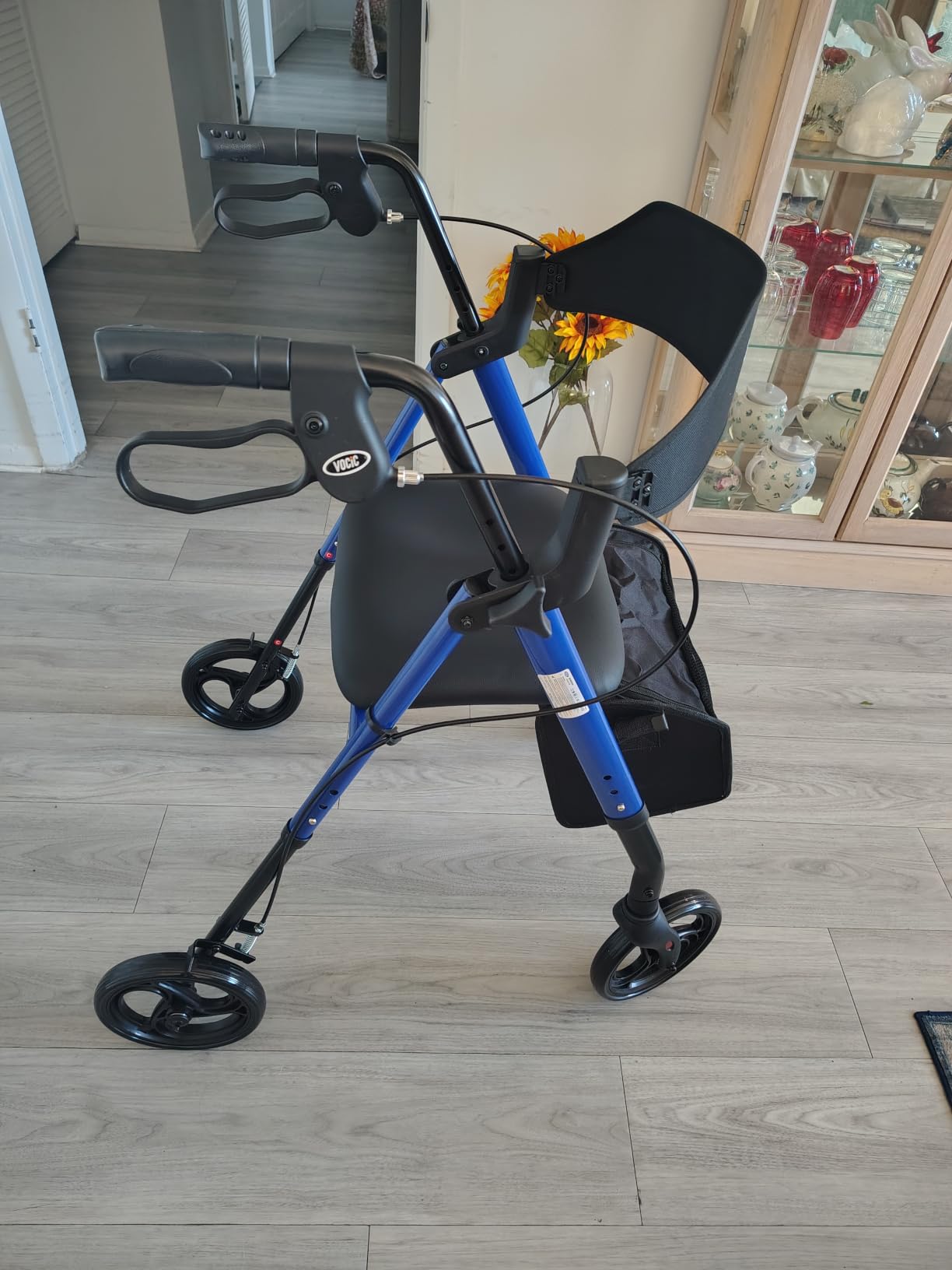 VOCIC Z21 Rollator Walker for Seniors with Seat, 8