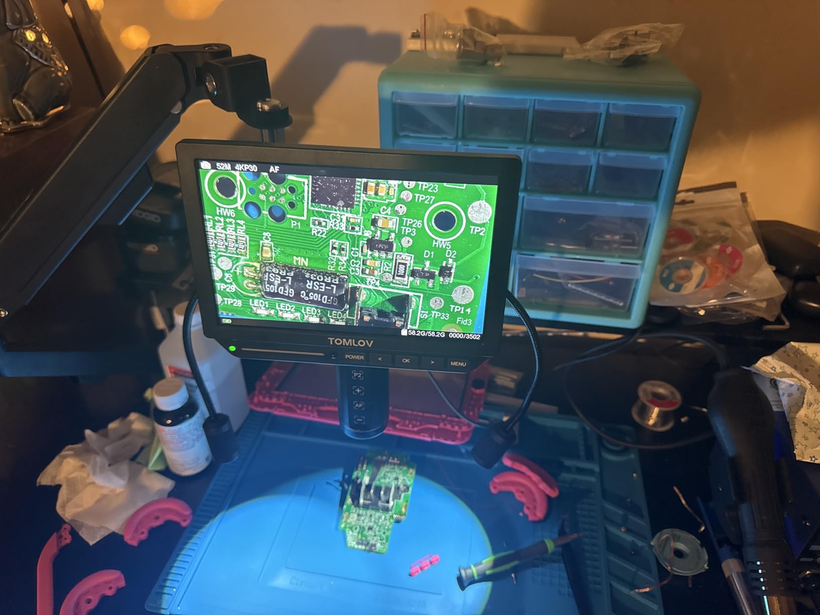 TOMLOV Autofocus 4K Digital Microscope, 8