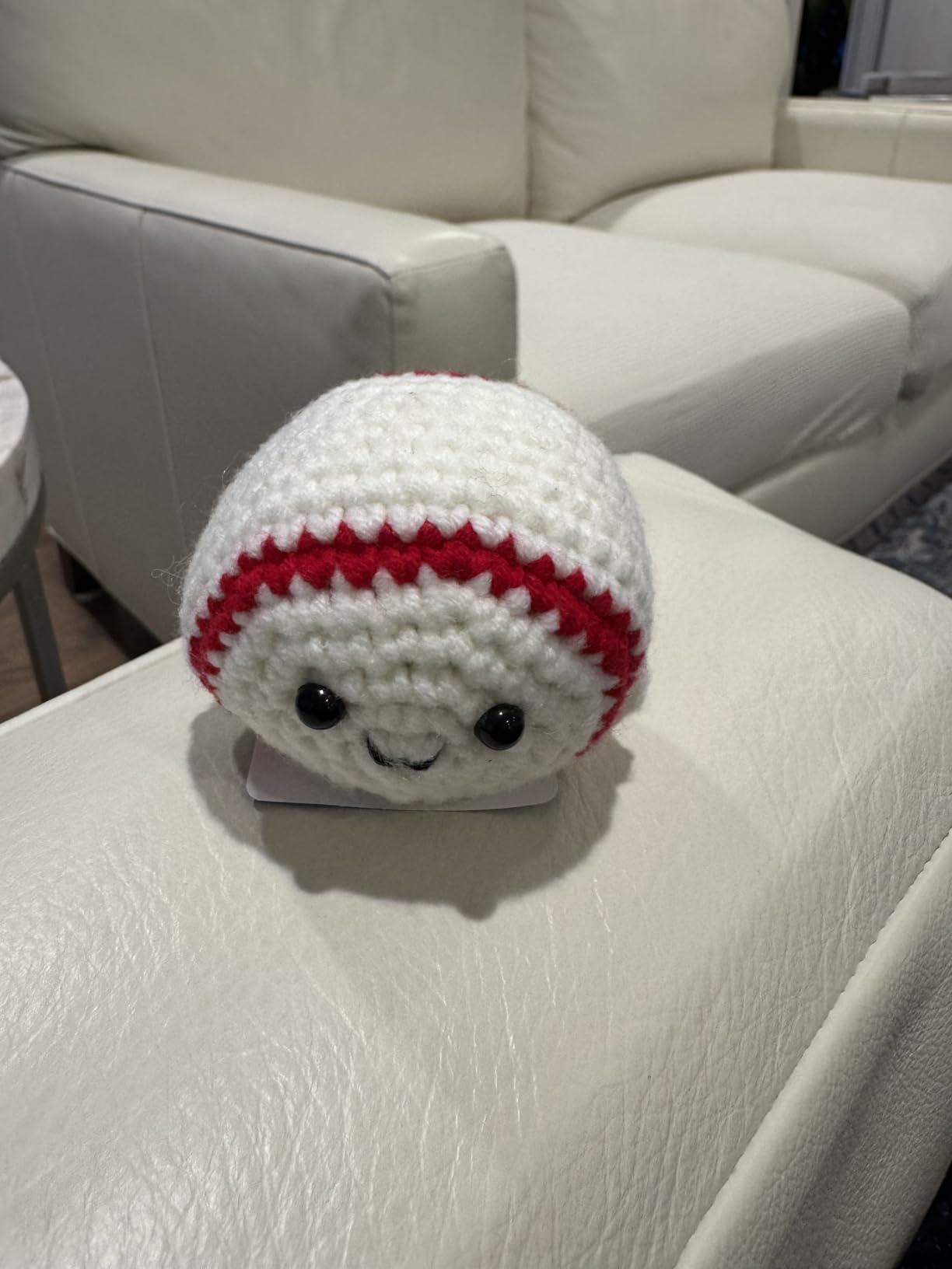 Mini Volleyball Ball Birthday Gifts for Men Women Volleyball Players,Funny Crochet Gifts for Volleyballs Lovers, Emotional Support Crochet customer photo 1