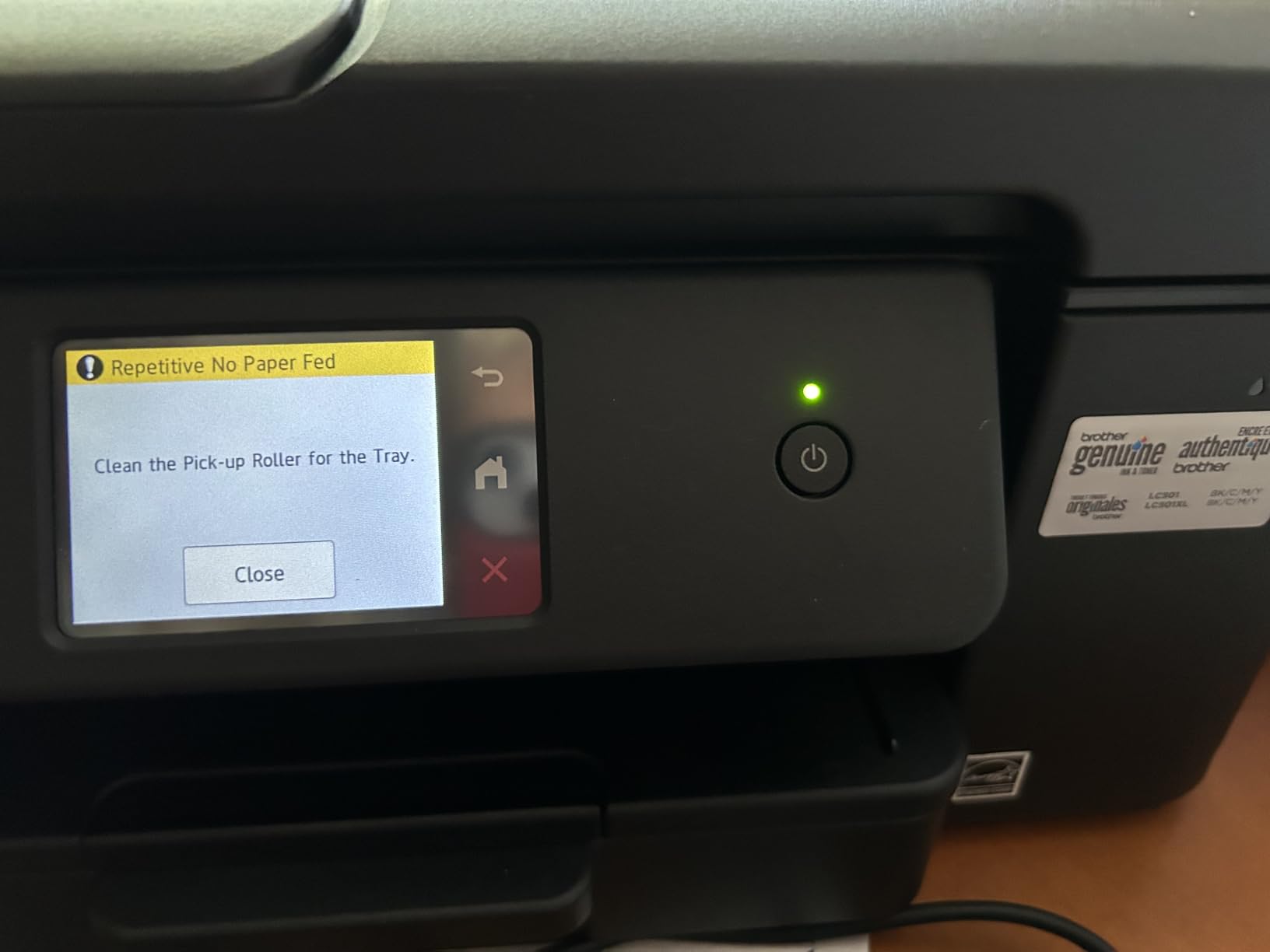 Brother Work Smart 1410 Wireless Color Inkjet All-in-One Printer with 2.7” Touchscreen and Automatic Duplex Printing | Includes Refresh Subscription Trial(1) (MFC-J1410DW) customer photo 2