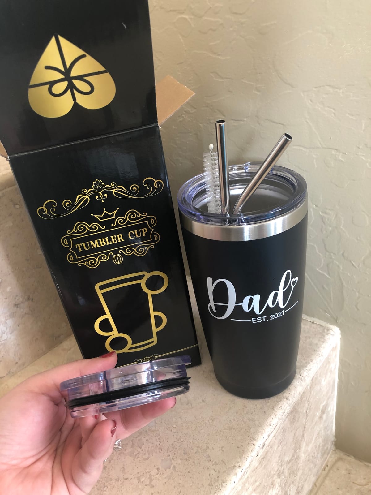BIRGILT Pilot Gifts for Men - Aviation Gifts for Pilots - Funny Airplane Gift for Men, Women - Christmas Birthday Gift for Airplane Lovers, Aviation Lover - 20oz I Can Fly Pilot Tumbler Cup customer photo 2