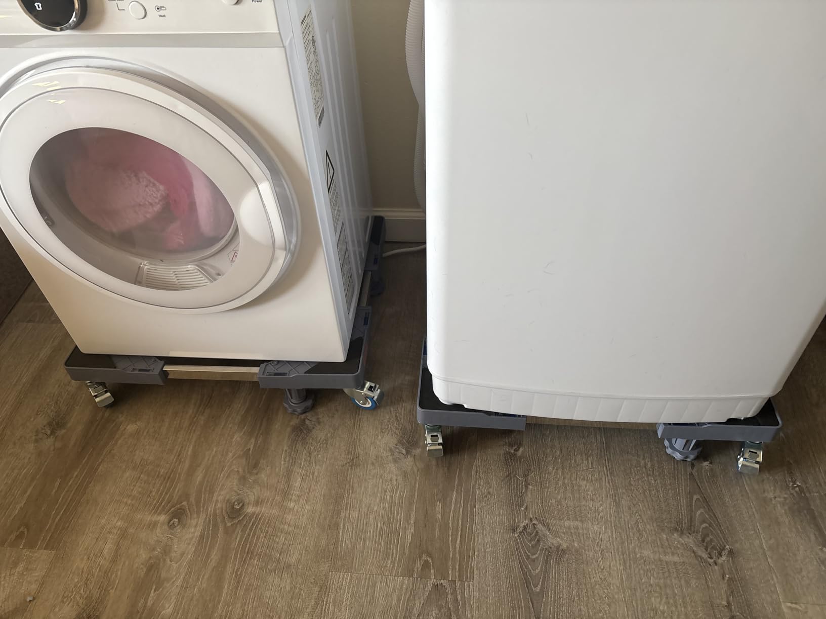 ROVSUN 2.6CuFt Clothes Dryer and 25LBS Full-Automatic Washing Machine Set, Compact Laundry Washer and Dryer Combo Set with Stainless Steel Inner Tub, for Apartment, Dorms, Home customer photo 1