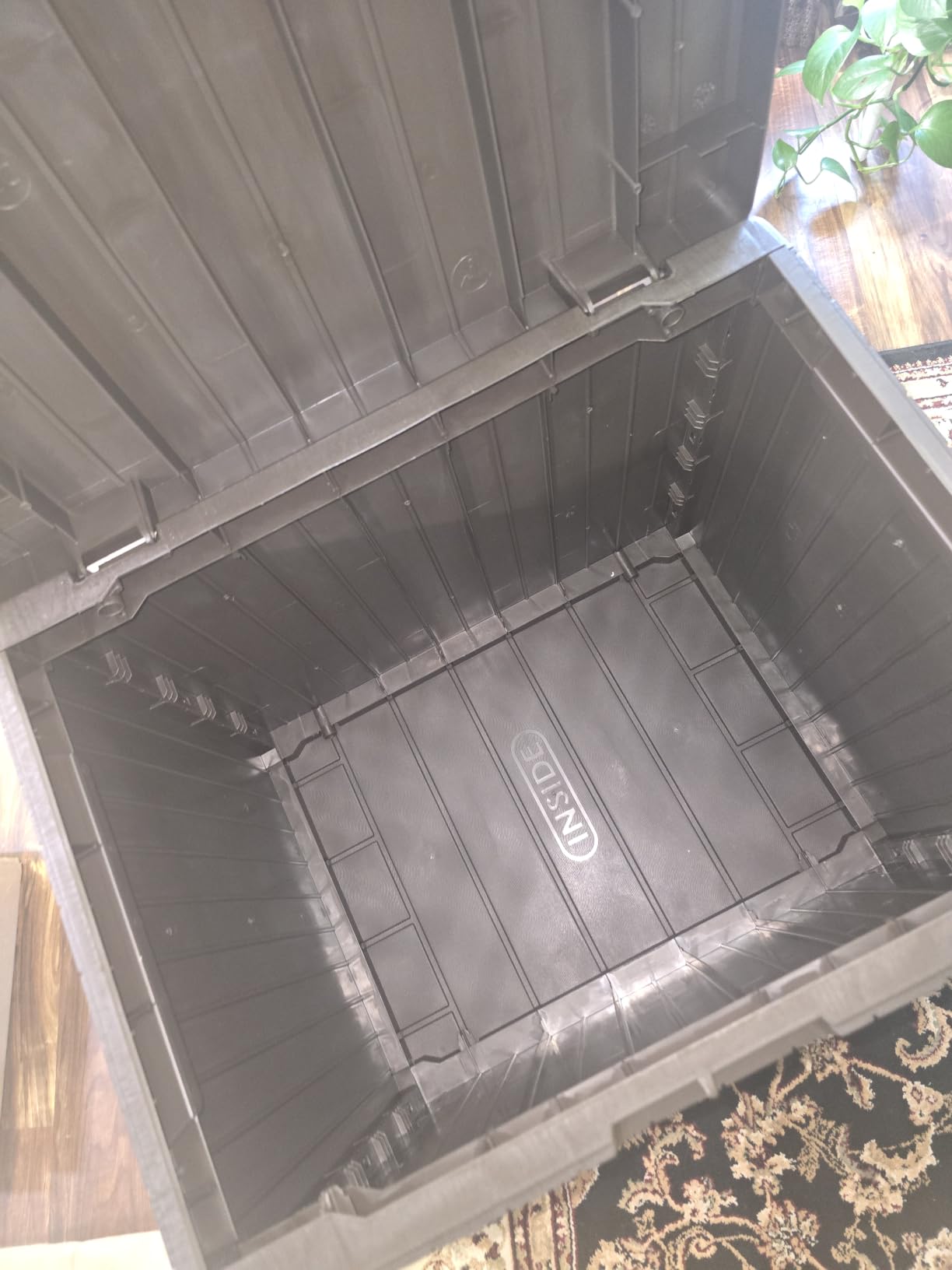 Keter City 30 Gal Outdoor Storage Box and Patio Side Table customer photo 2