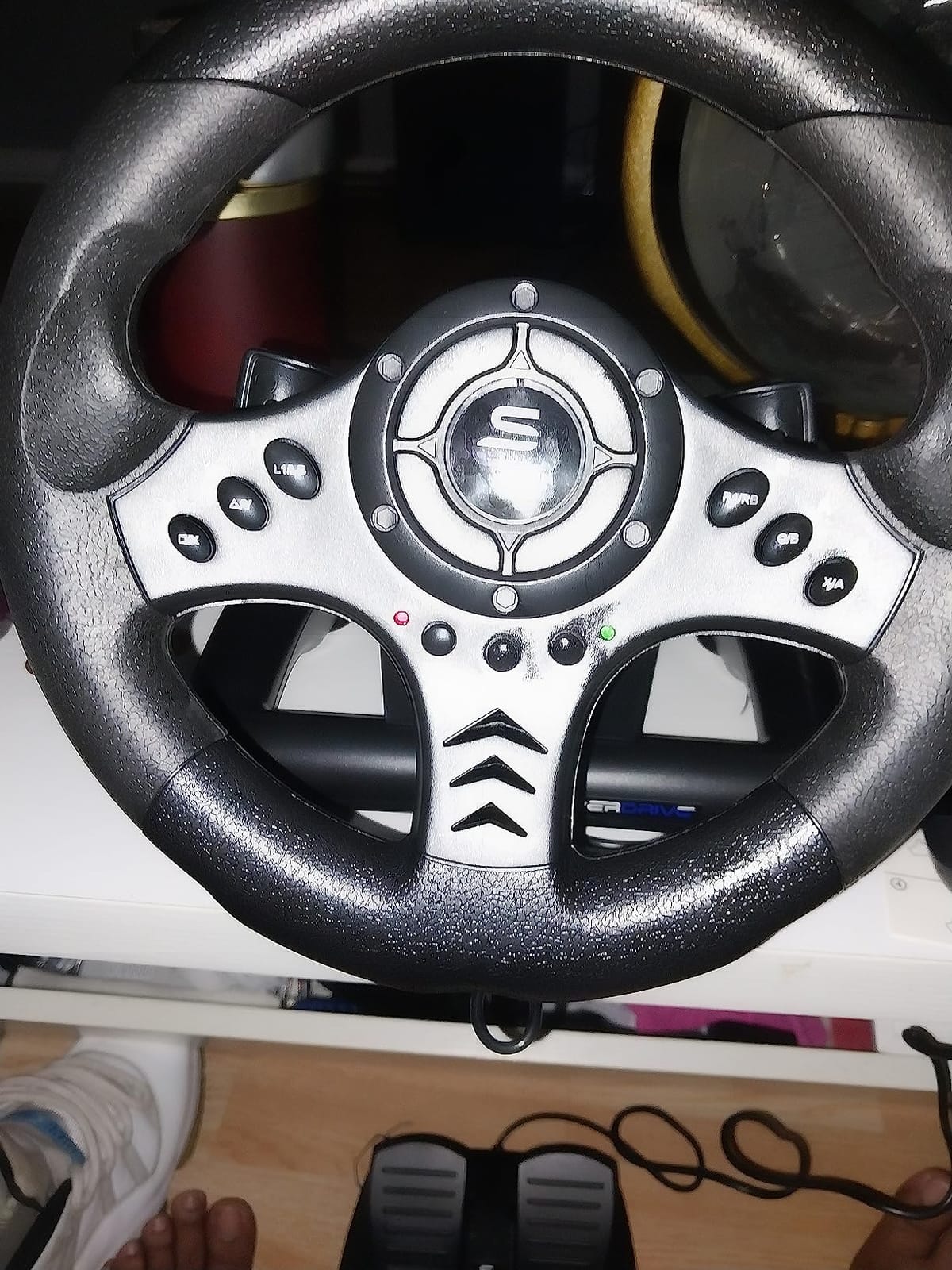 SUBSONIC Racing 270 GT5 RGB Gaming Steering Wheel PS5 & PC – 270° Pedals customer photo 2