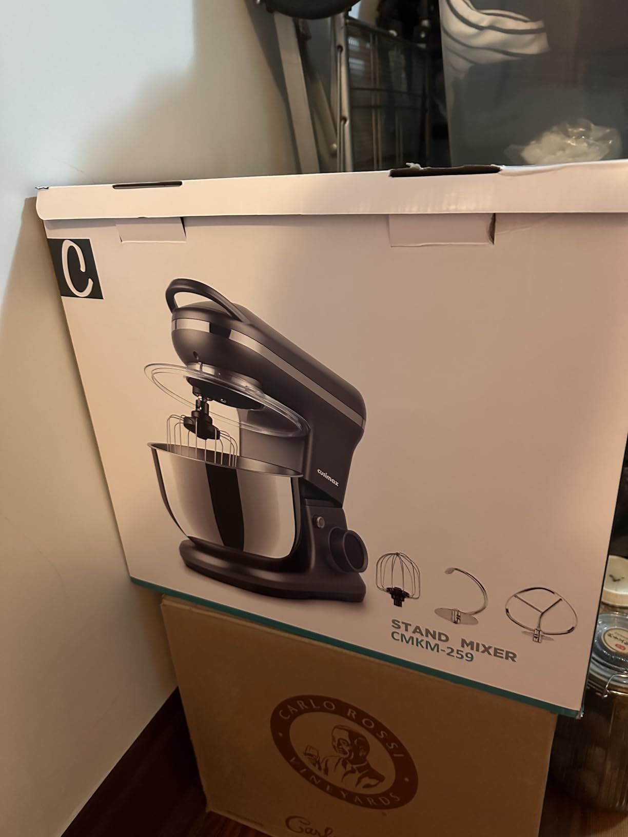 Stand Mixer, CUSIMAX Kitchen Mixer with Digital Switch Control, 650W customer photo 1