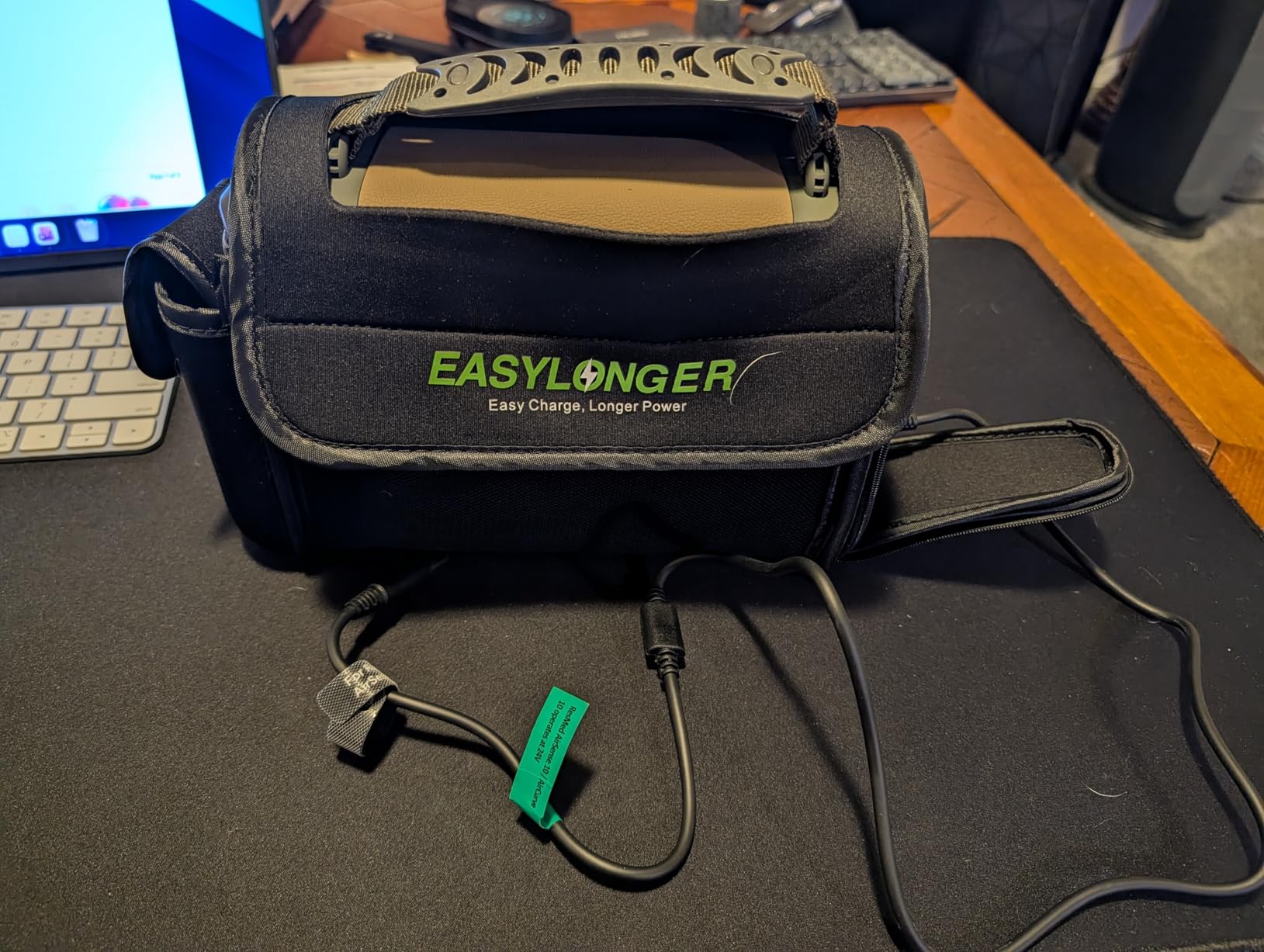 EASYLONGER CPAP Battery Backup ES960, 297.6Wh LiFePO4 Battery Pack | 3-Night CPAP Power customer photo 2