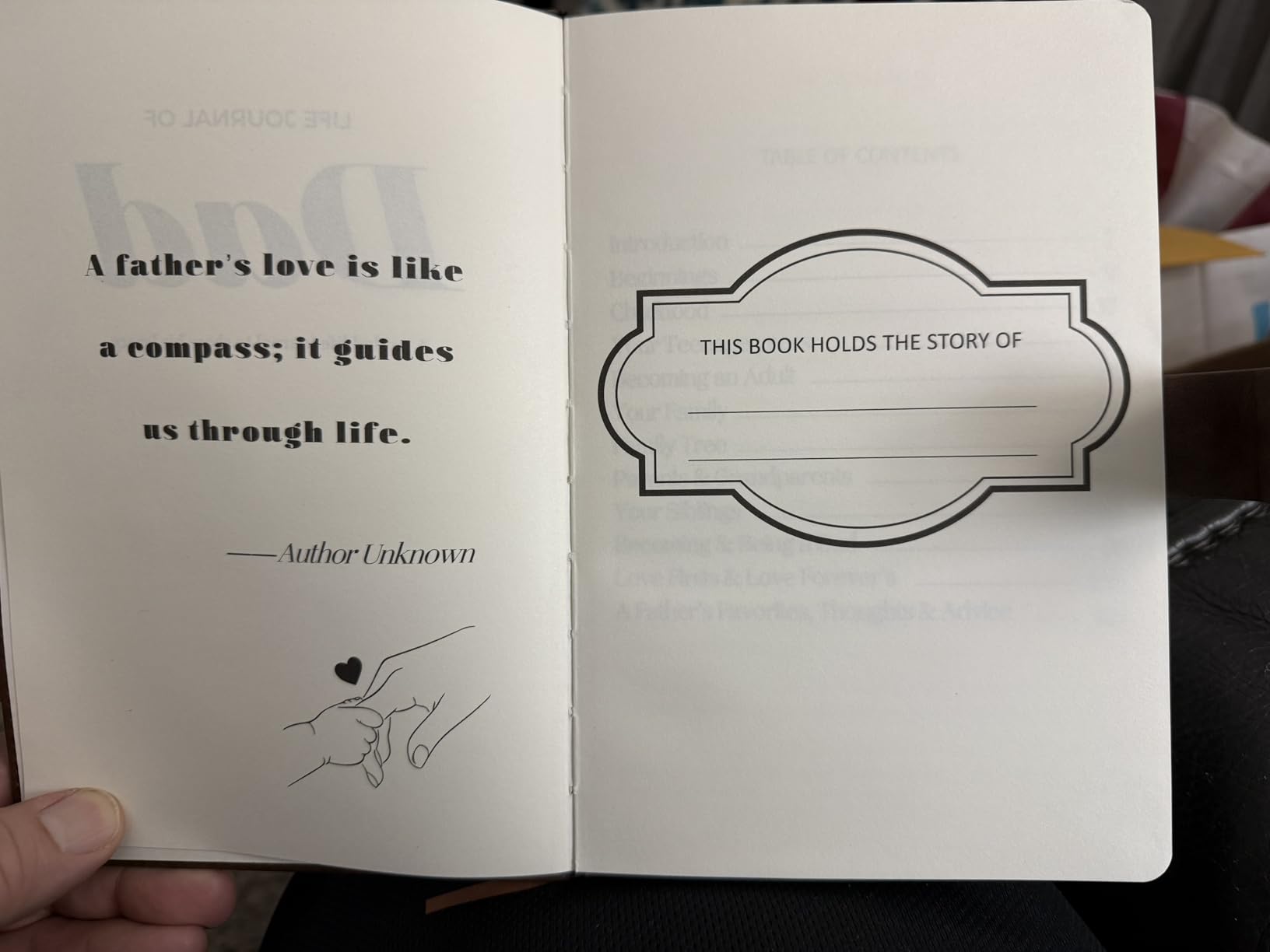 Grandpa I Want to Know Your Life Story Leather Journal (Hardcover): A Grandpa's Memory and Keepsake Guided Legacy Journal - Birthday Gifts for Grandpa - Ideal Gifts for Fathers Day from Granddaughter Grandson customer photo 1