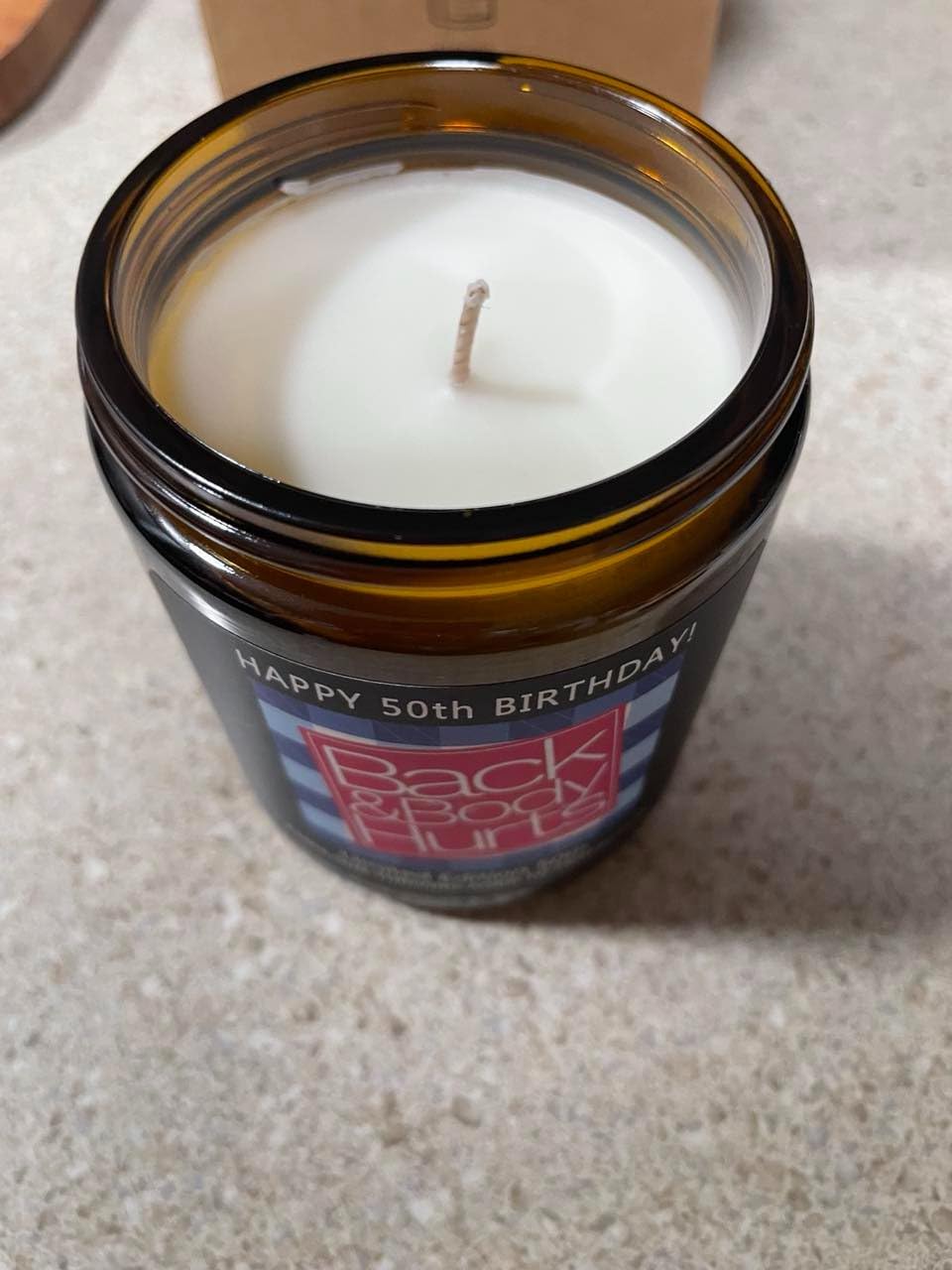 Homsolver 30th Birthday Decorations Gift for Her Him, Happy 30th Birthday Candle Gifts for Women Men, Funny 30 Years Old Ideas- Lavender Scented Candles customer photo 1