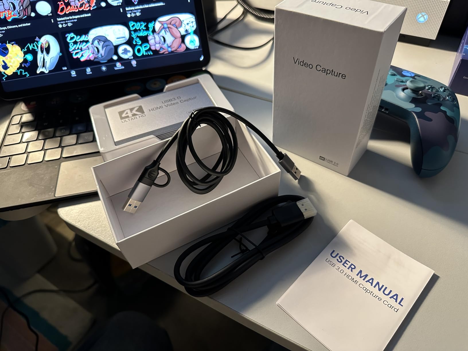 XIIXMASK USB 3.0 HDMI Capture Card, 4K60FPS Capture with Pass-Through customer photo 2