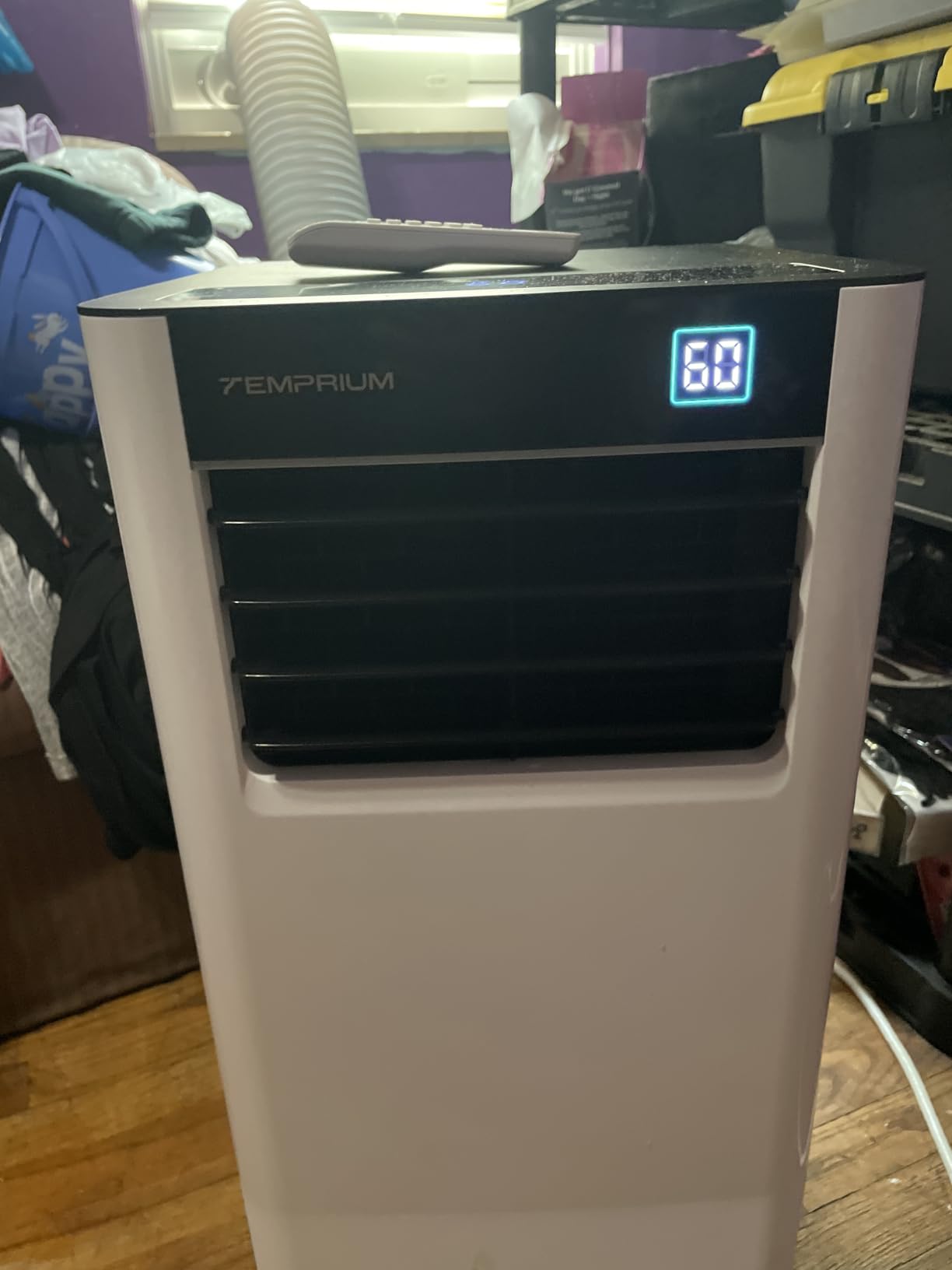 8000 BTU Portable Air Conditioner Cools up to 350 Sq.Ft., Smart Portable AC Unit with App/Voice/Remote Control, 4-in-1 Quiet AC Unit with Cool, Dry, Fan, Sleep Modes, 24H Timer, Window Kits customer photo 1