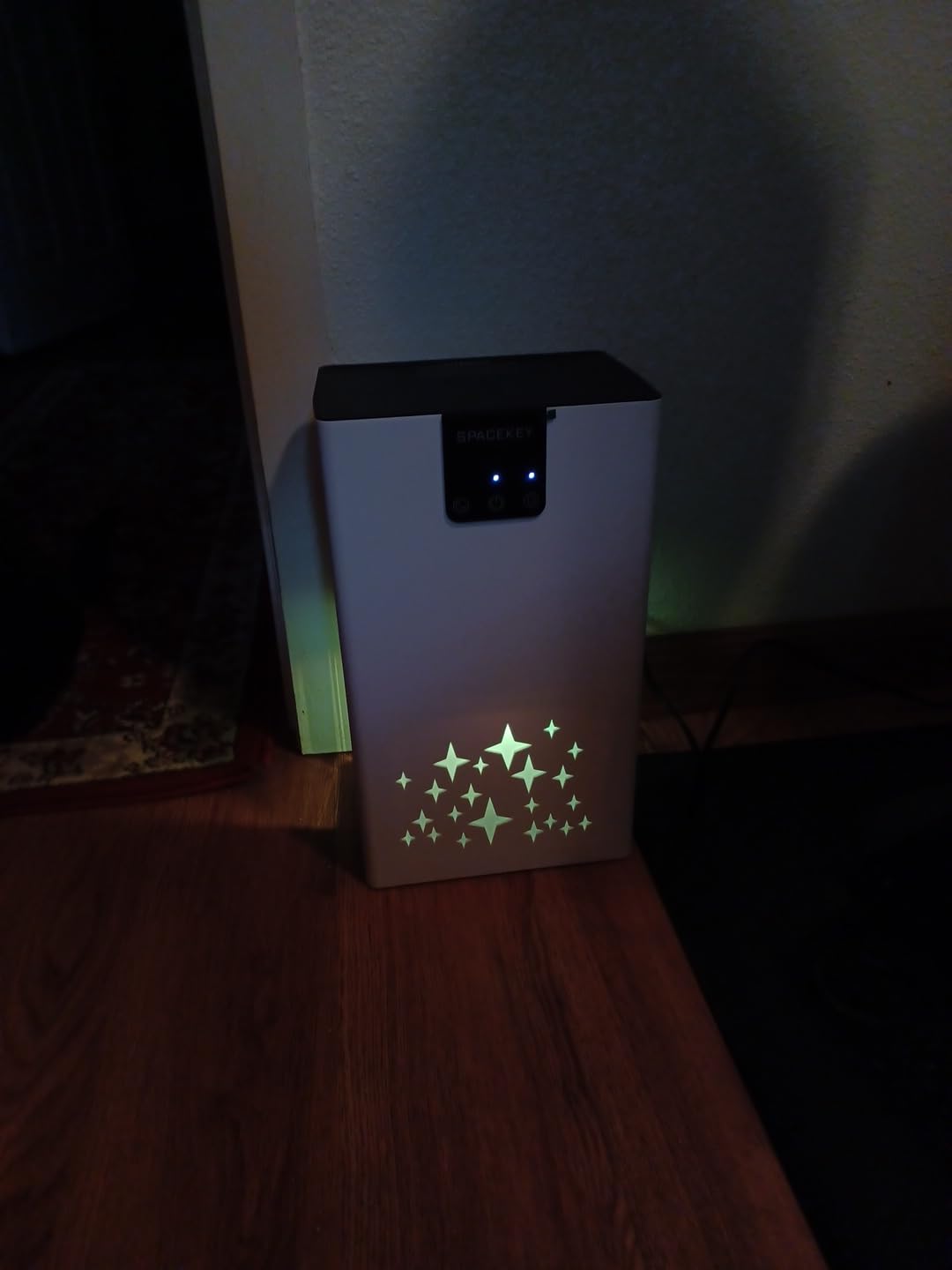 Dehumidifier, 95 OZ Water Tank Dehumidifiers for Home with Auto Shut Off, 1000 sq. ft. Dehumidifier for Bedroom Bathroom Basement Rv with 7 Color Light, Quiet Dehumidifiers with Sleep Mode, White customer photo 2