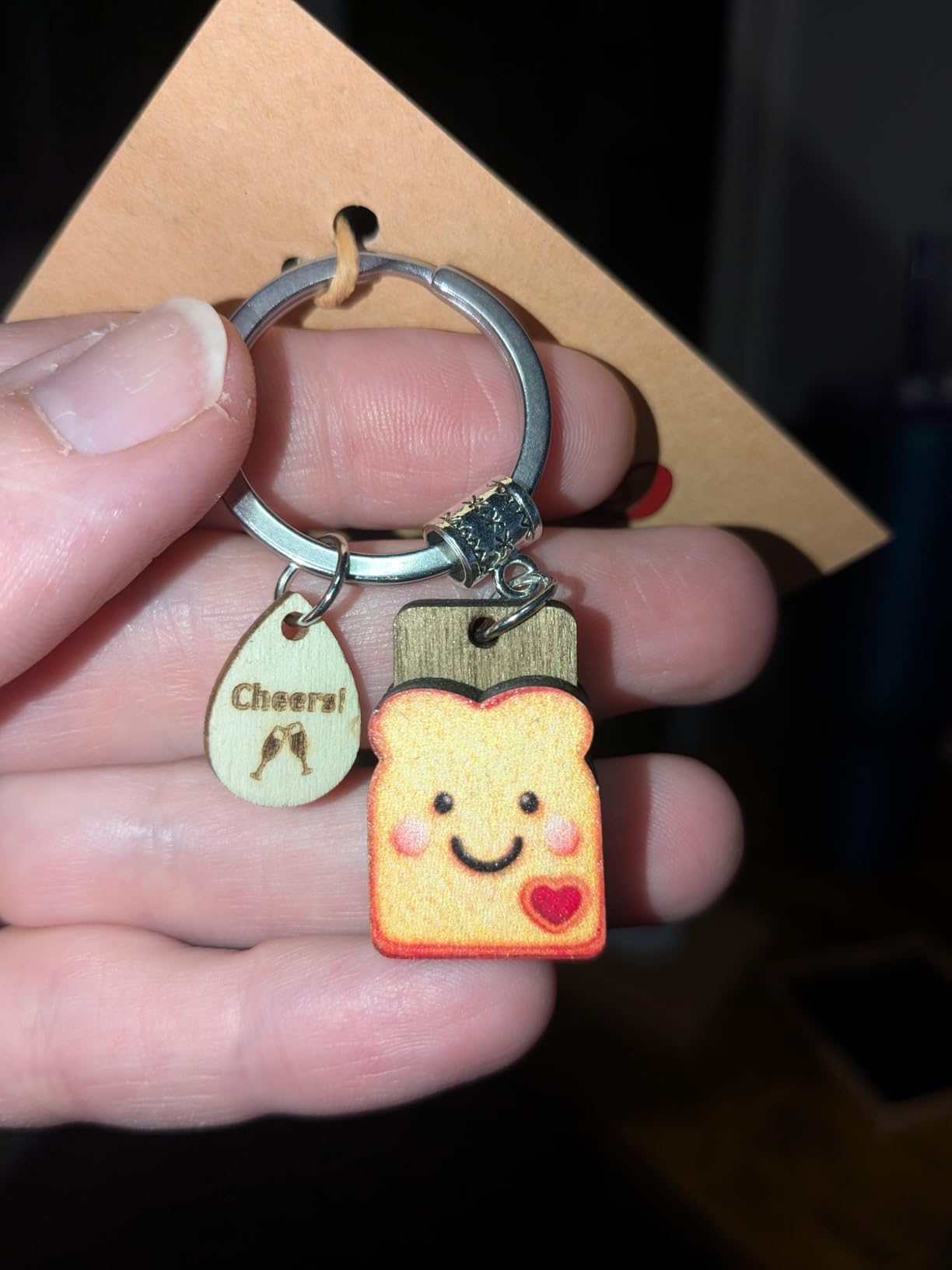 PEALICIOUS Toast Keychain for Girls New Beginnings Congratulations Gifts customer photo 1