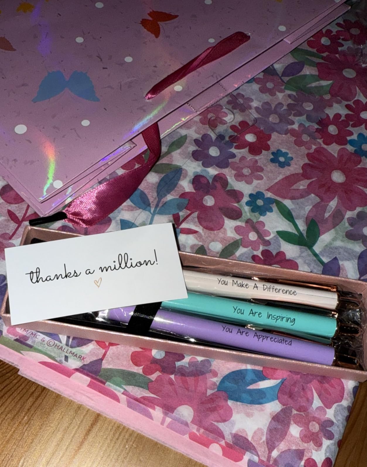 MESMOS 3pcs High End Luxury Congratulations Gifts for Women, Job Promotion Gifts for Women, Thank You Gift for Teacher, Employees, Coworkers, Mentors & Managers German-Ink & 1mm Swiss-Tip Luxury Pen. customer photo 1