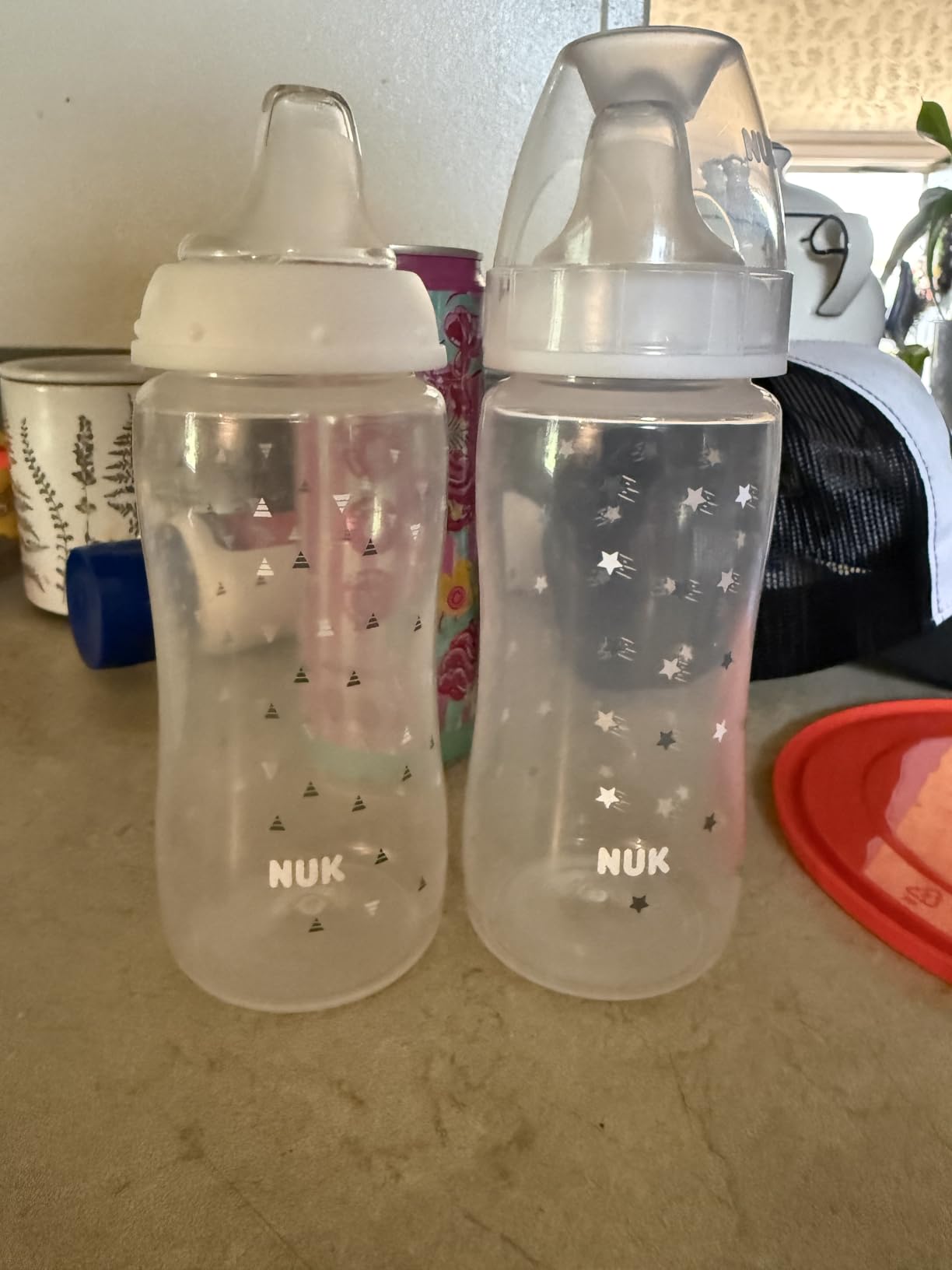 NUK First Choice Large Learner Cup 2.0, 10 oz. Sippy Cup with Handles, Spill Proof, Leak Proof Soft Straw Cup, 2-Pack customer photo 2