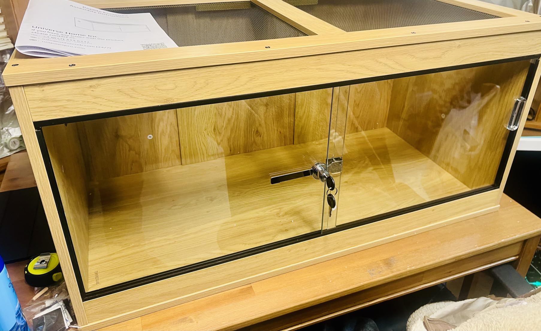 unipaws 50 Gallon Reptile Tank for Lizards, Leopard Geckos Enclosure Cage customer photo 1