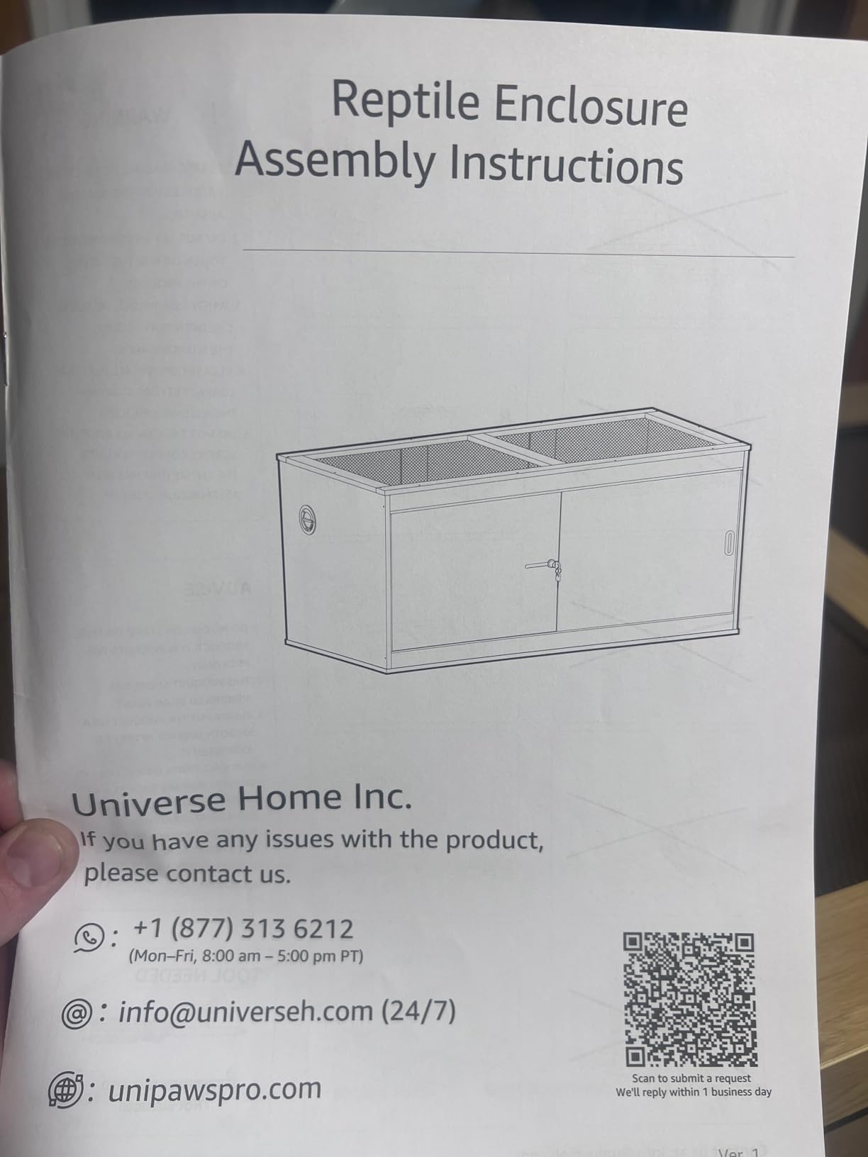 unipaws 50 Gallon Reptile Tank for Lizards, Leopard Geckos Enclosure Cage customer photo 2